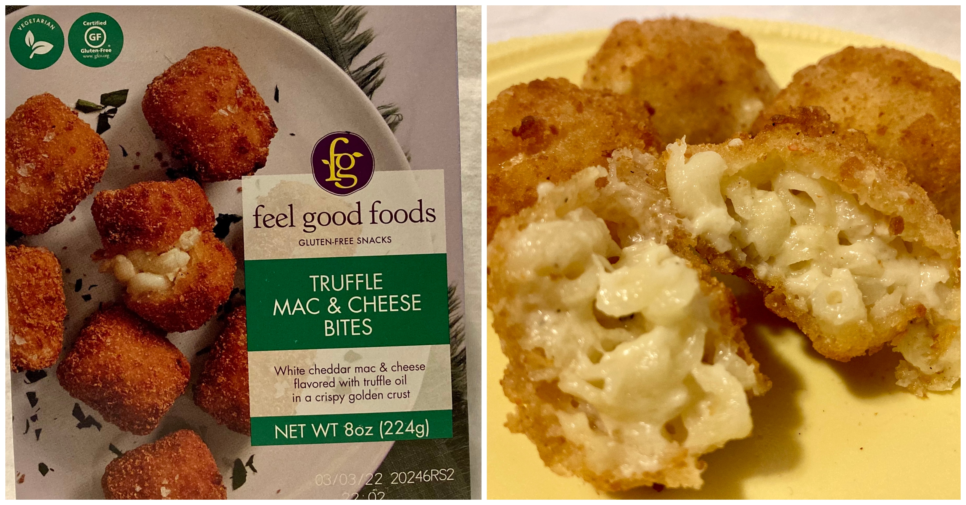 Feel Good Foods Gluten Free Truffle Mac & Cheese Bites (8 oz