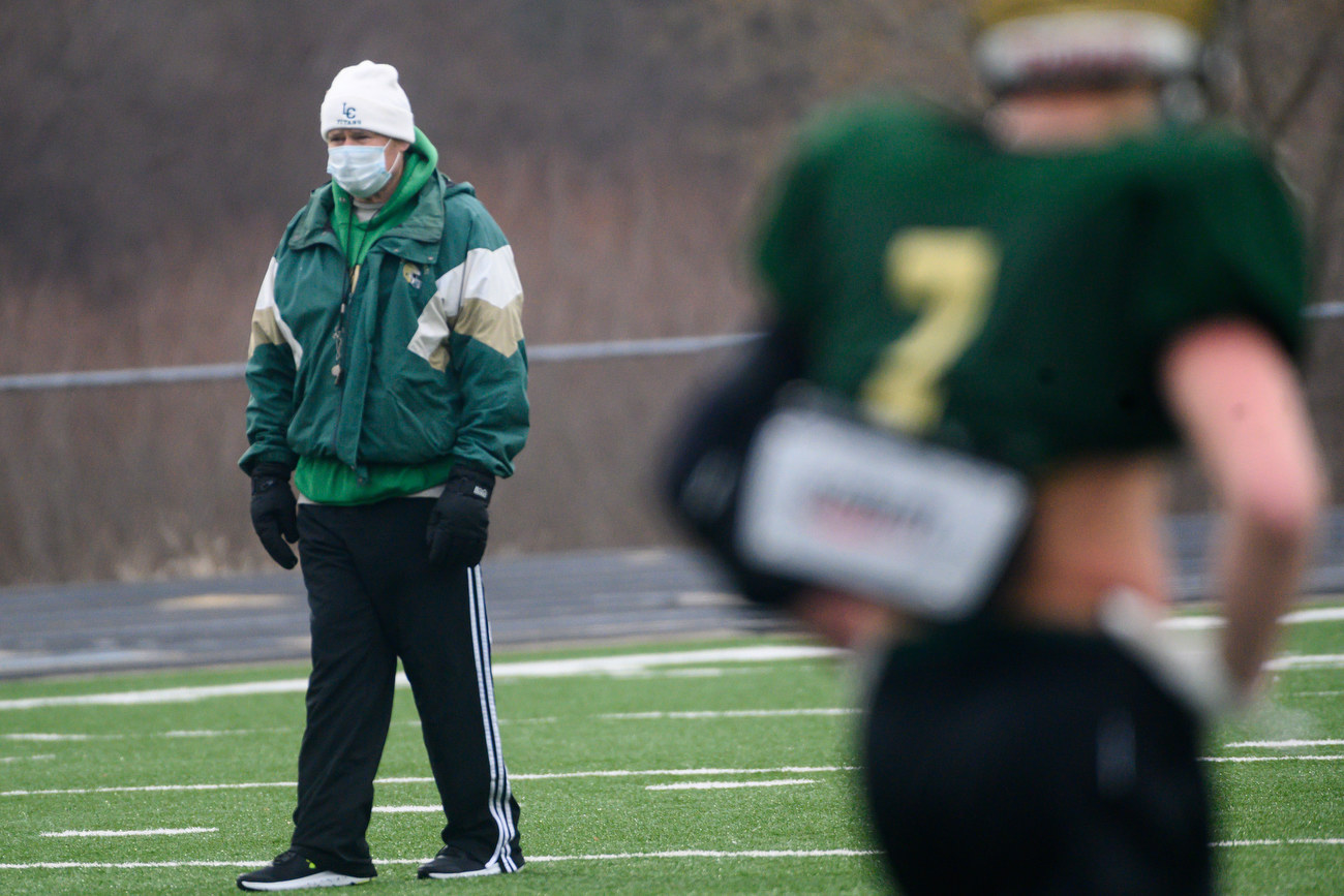 Jackson Lumen Christi High School football practice