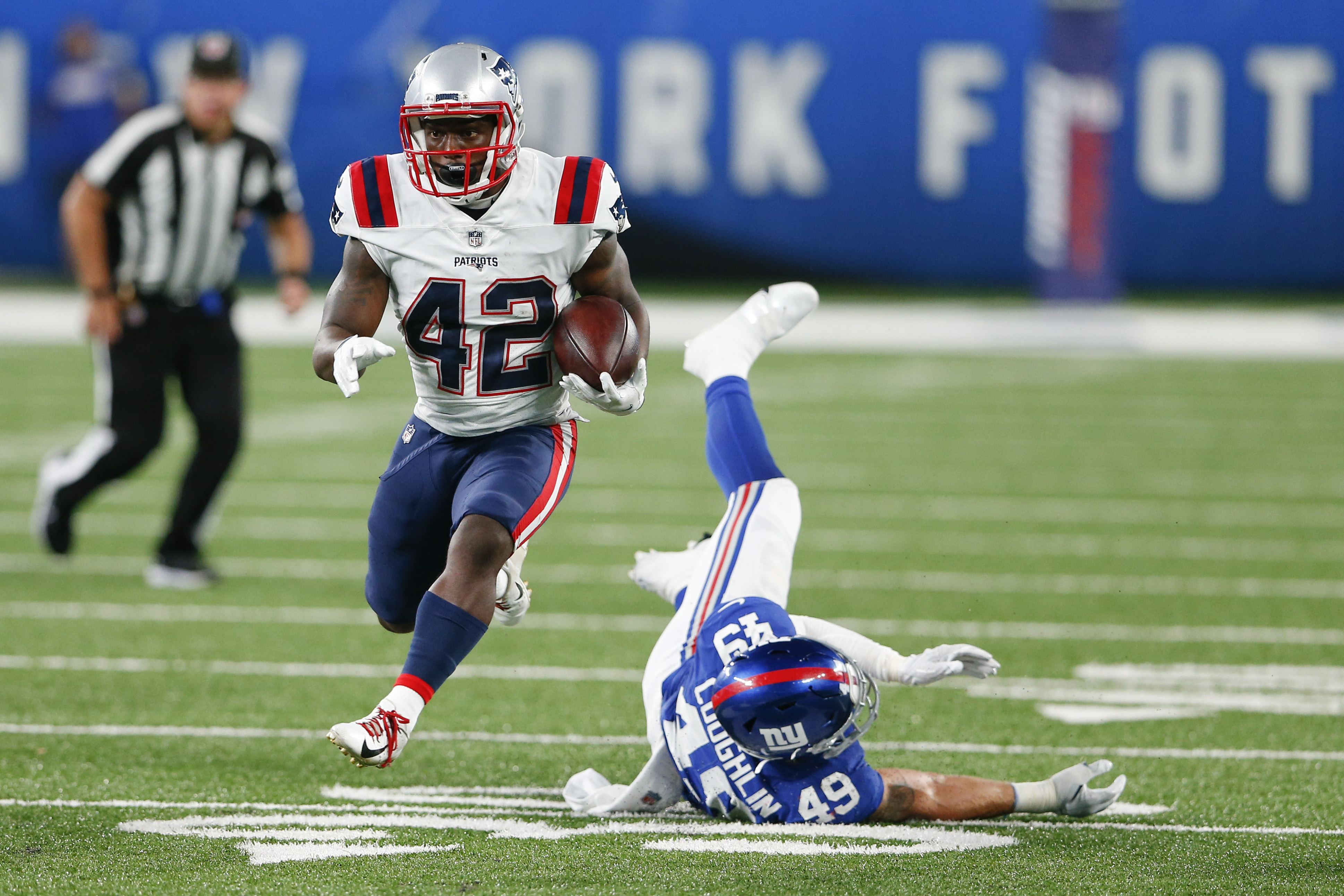 Patriots cut RB J.J. Taylor, two veteran defenders who could