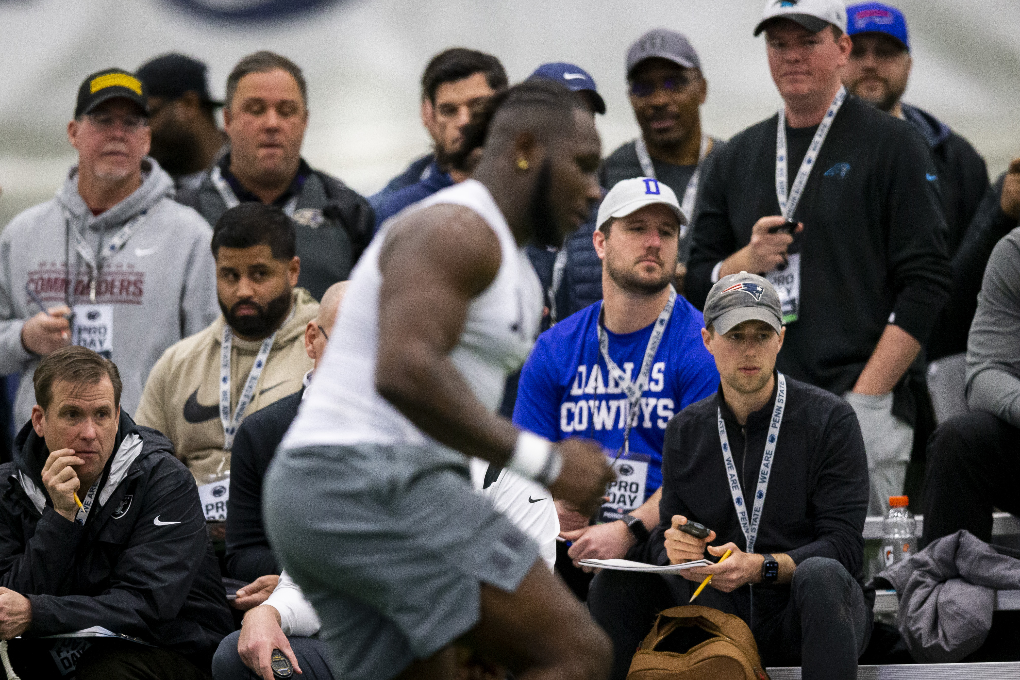 NFL Draft: Penn State Pro Day, James Franklin, Drew Hartlaub, football