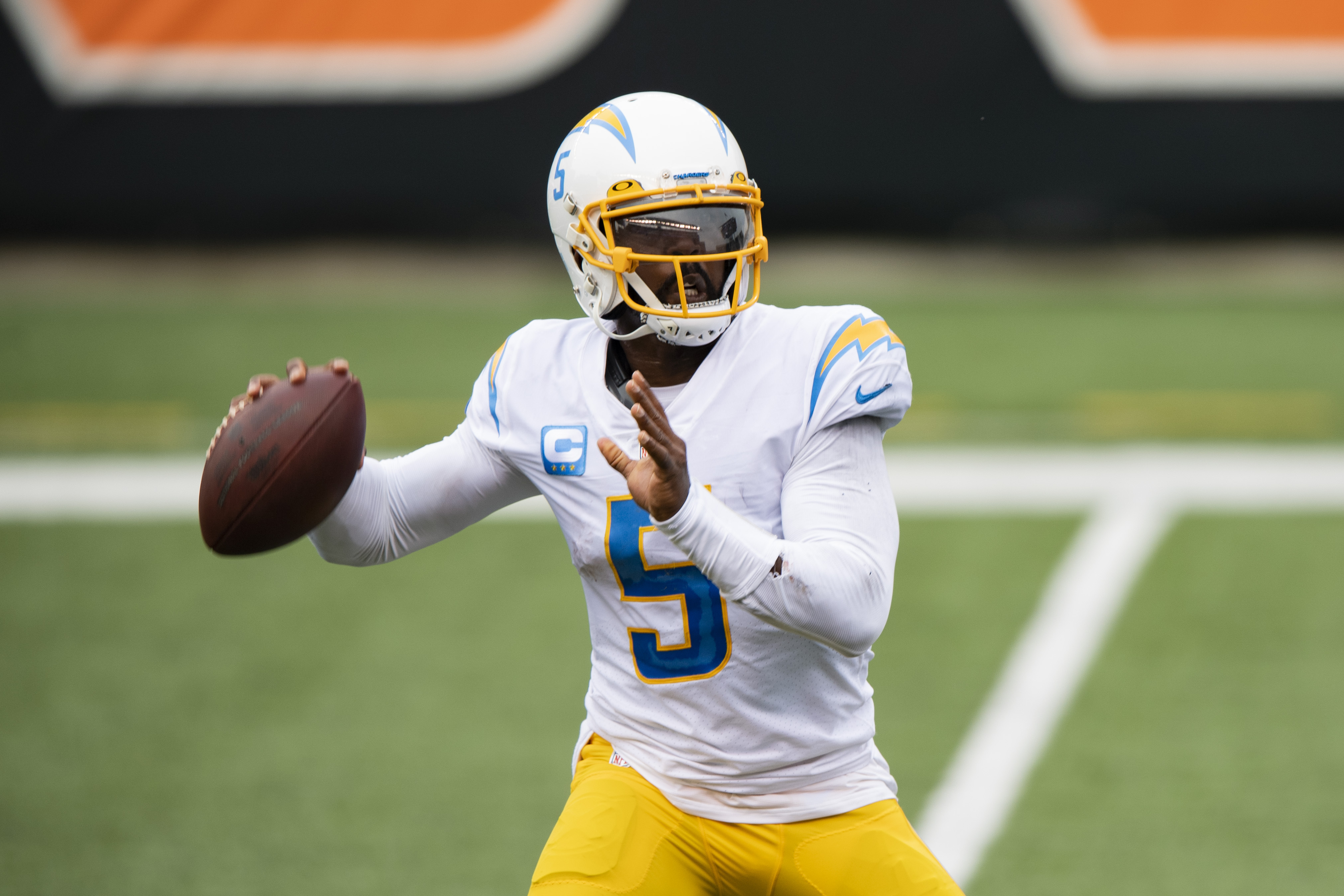 Tyrod Taylor Autographed Chargers Jersey