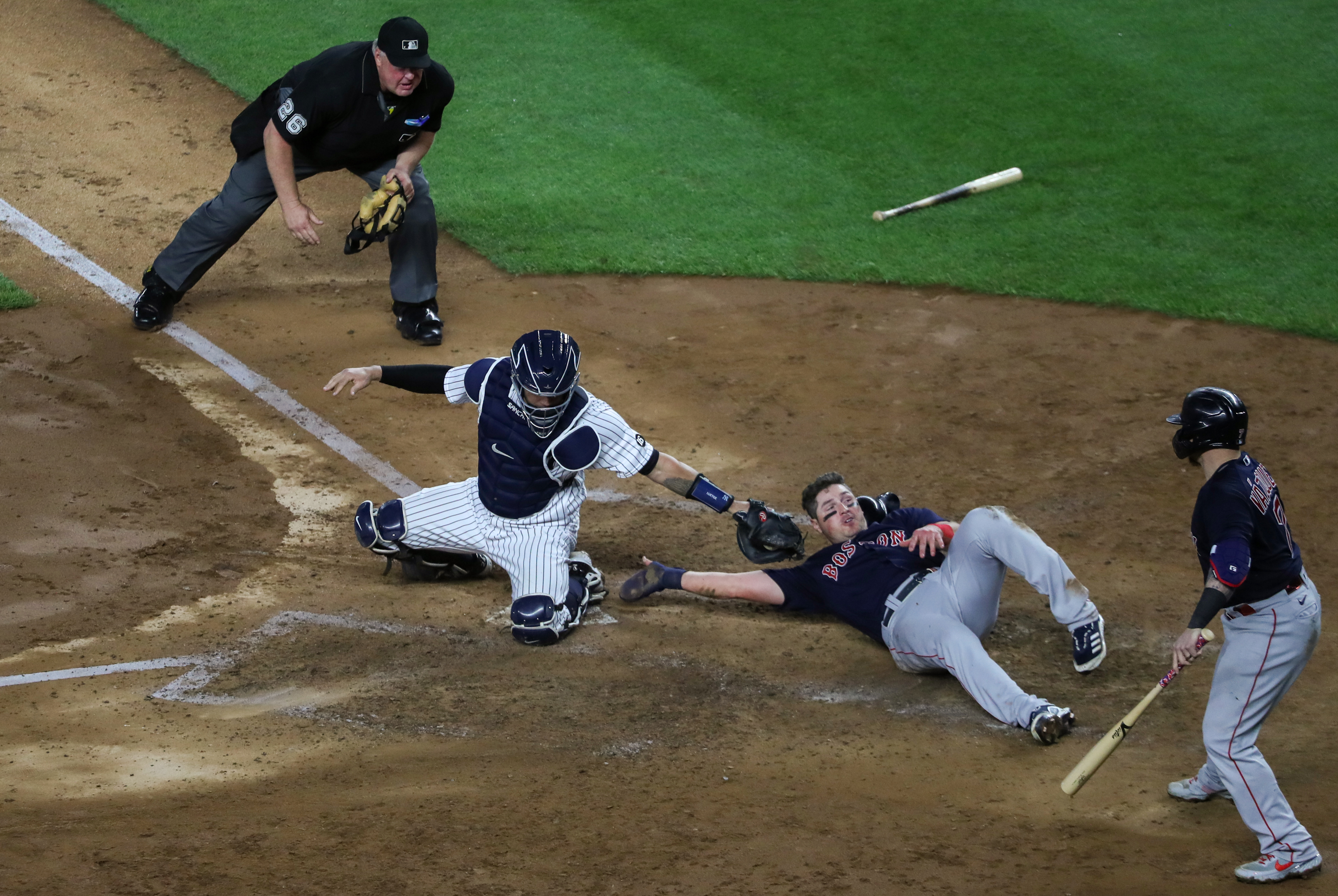 What do Yankees fans do when their team stinks and the Red Sox come to  town? They boo both 