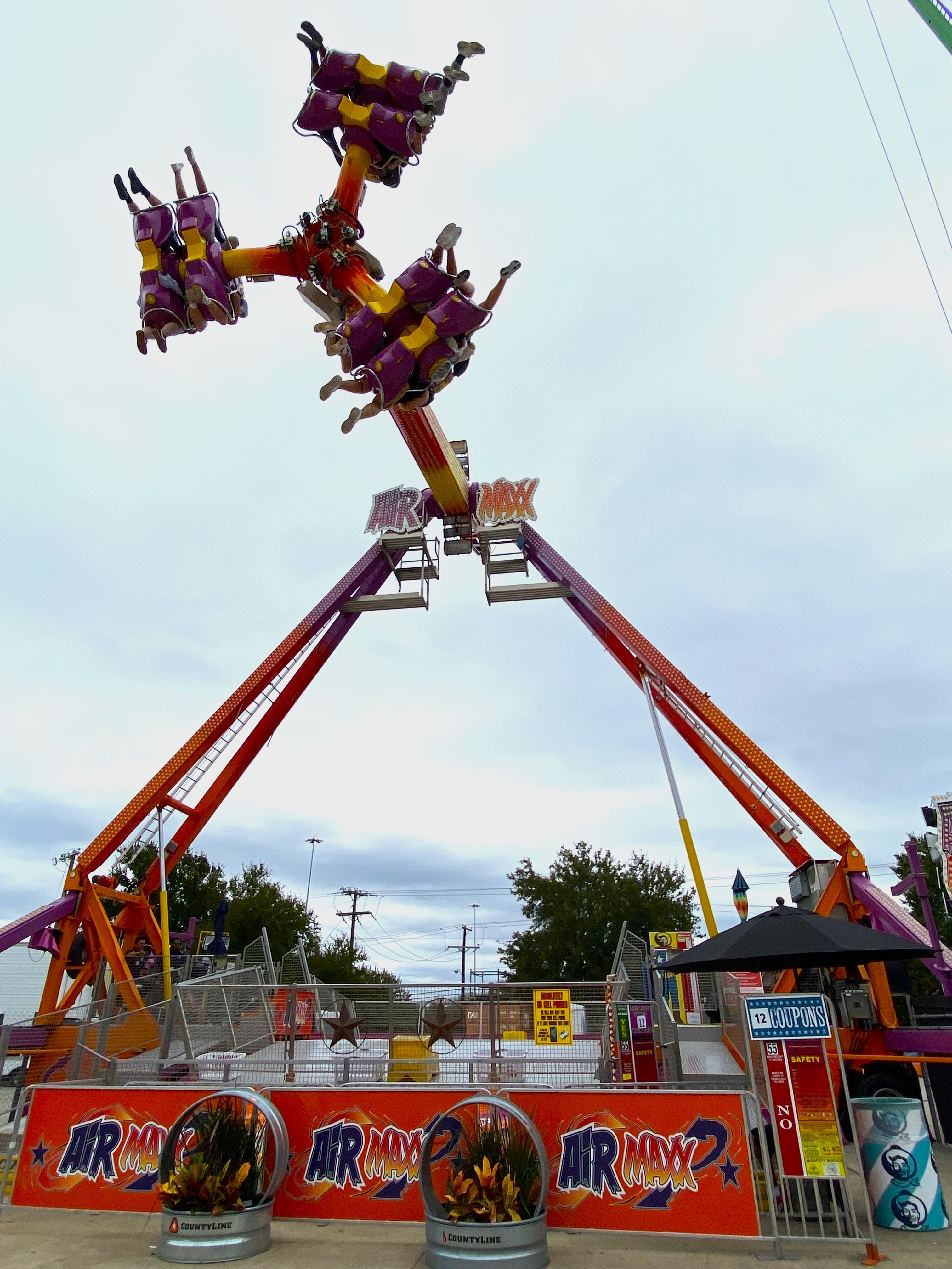Stat Fair Ride Raptor Houston Fair Rides Theme Park Capital Of Texas
