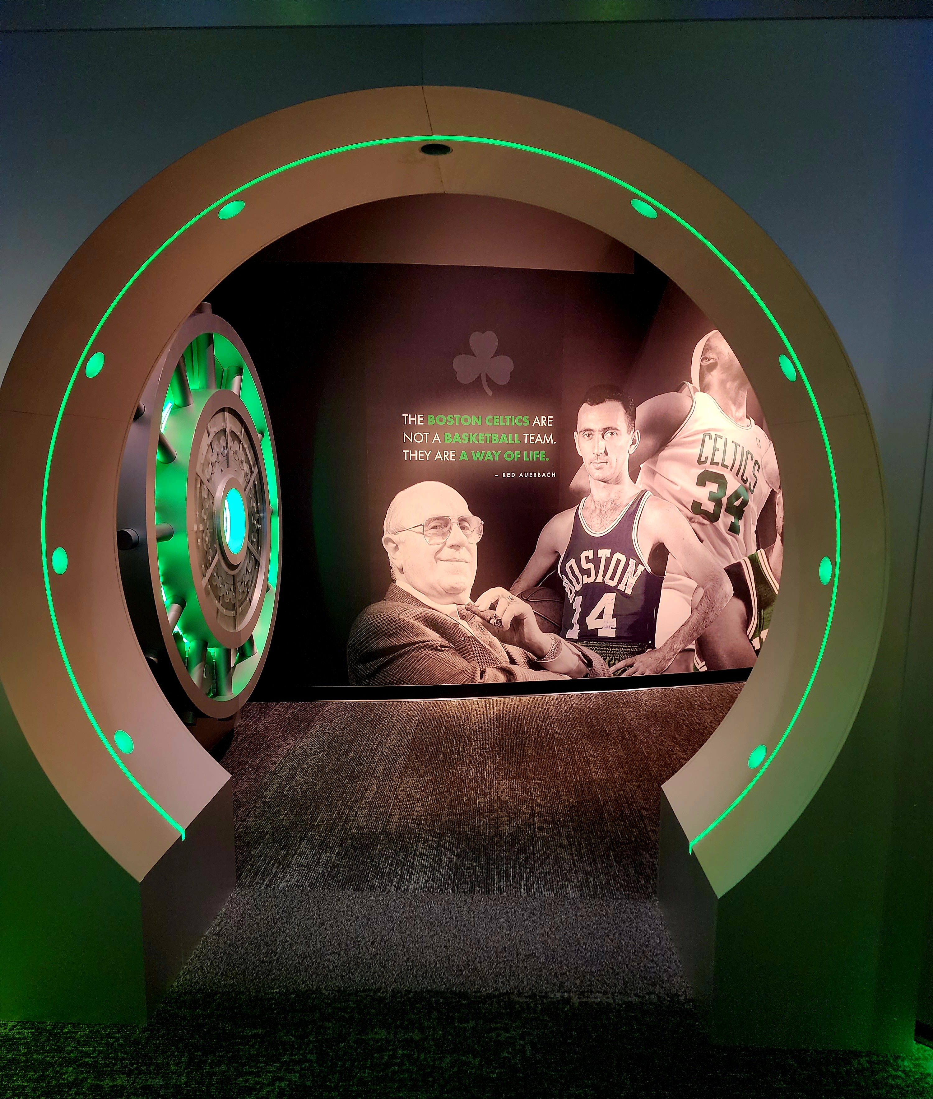 Naismith Basketball Hall of Fame opens bank vault of Boston Celtics ...