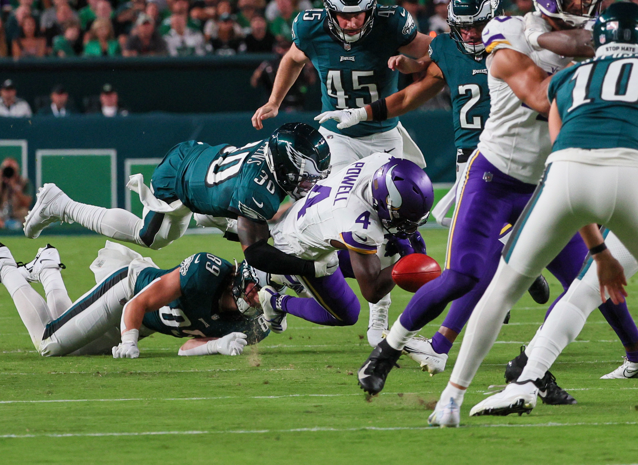 NFC champion Eagles try and shake off lackluster opener against