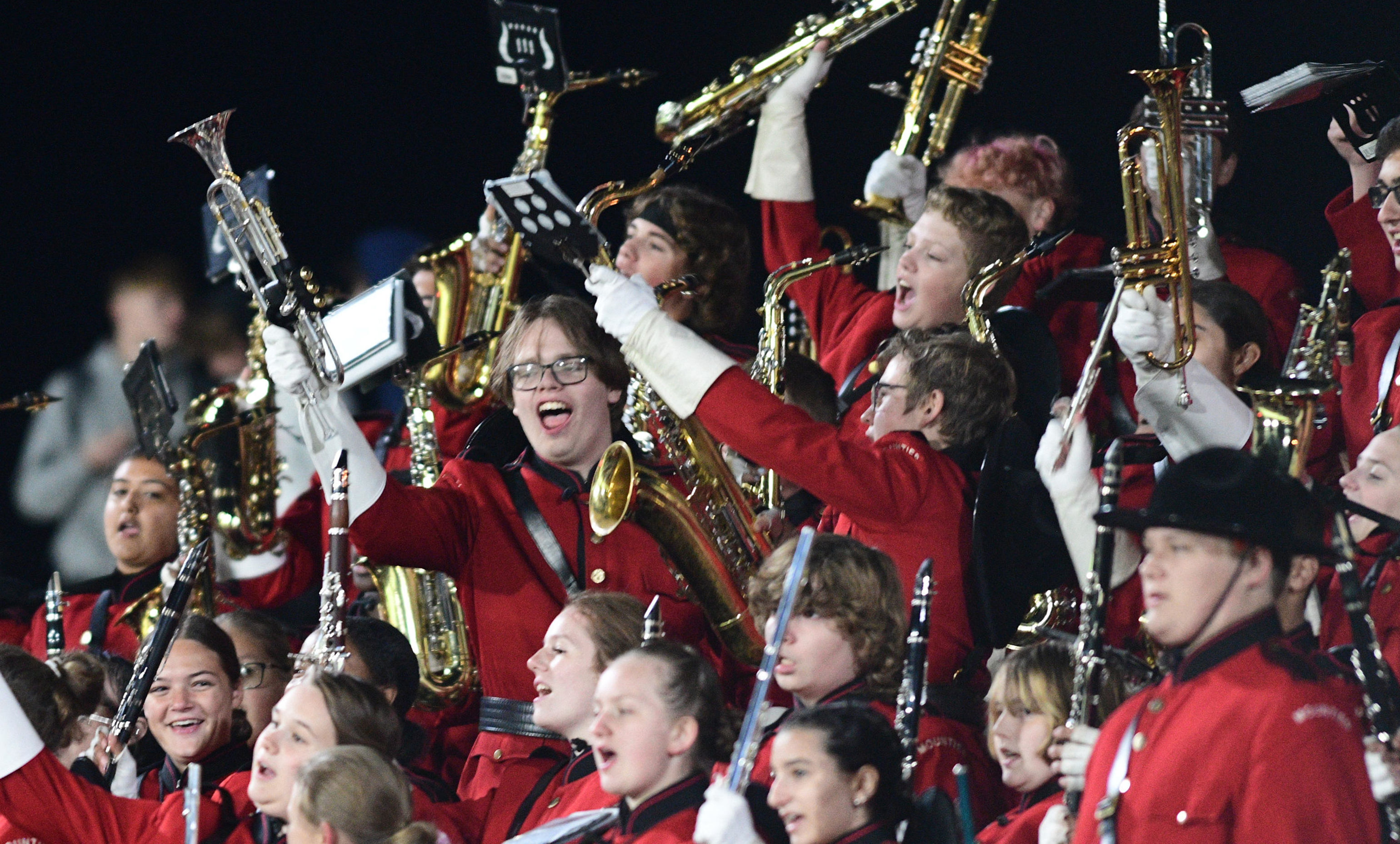 Crestview High School Big Red Machine Marching Band Preforms Halftime Show  Out of This World! RVLIFE 