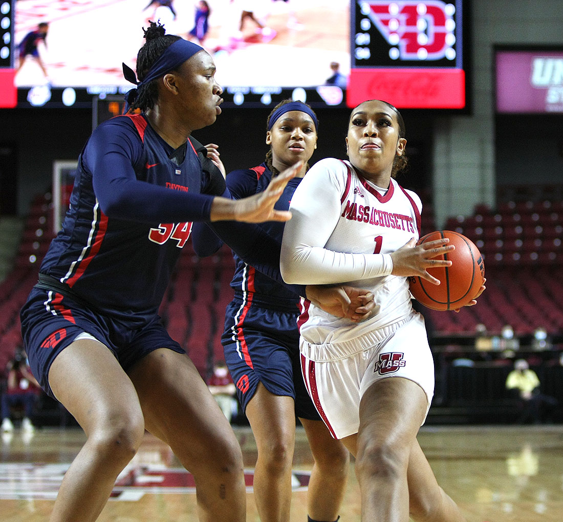 UMass Women's Basketball vs Dayton 1/19/22 - masslive.com