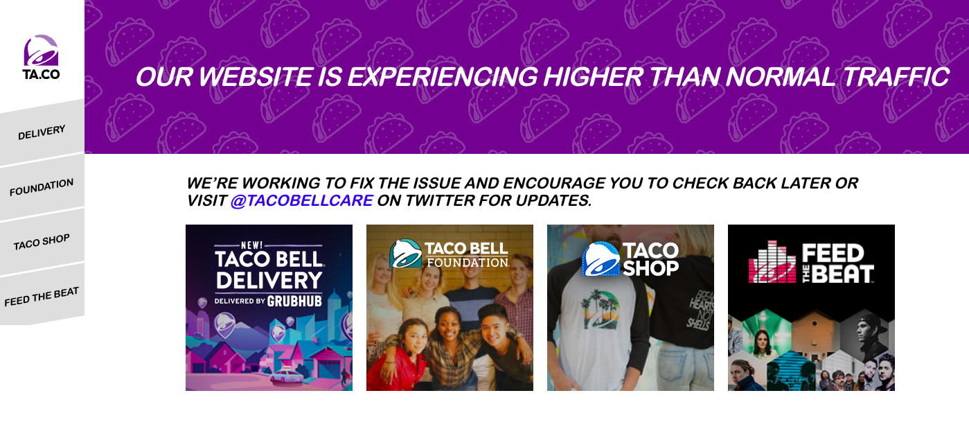 Taco Bell S Website And App Crashes After Company Offers Free