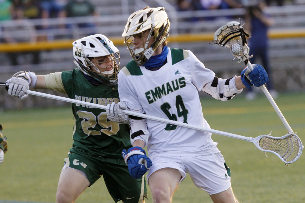 Emmaus boys lacrosse hosts Allentown Central Catholic on April 27, 2021 ...