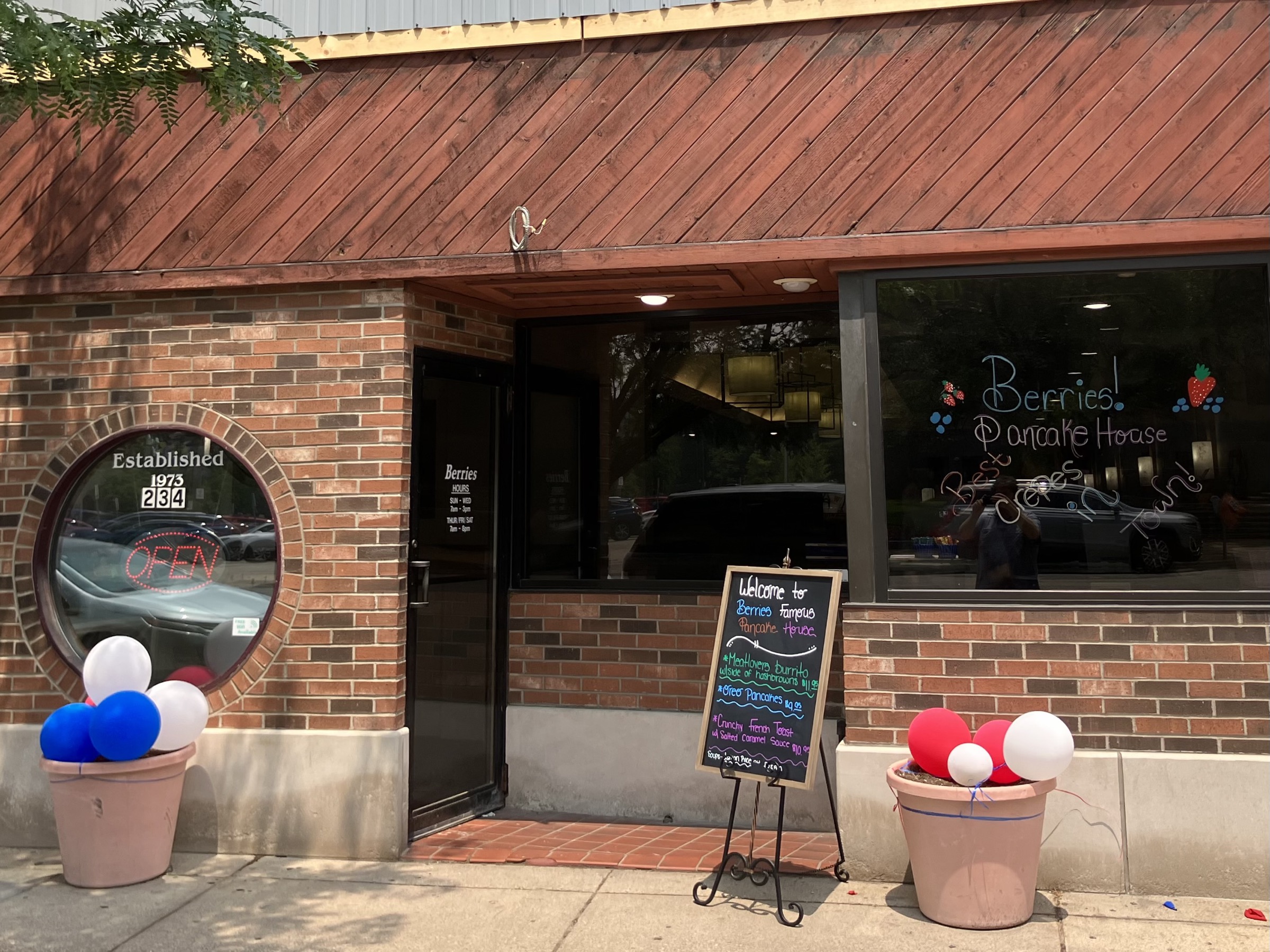 Berries Famous Pancake House Downtown now open