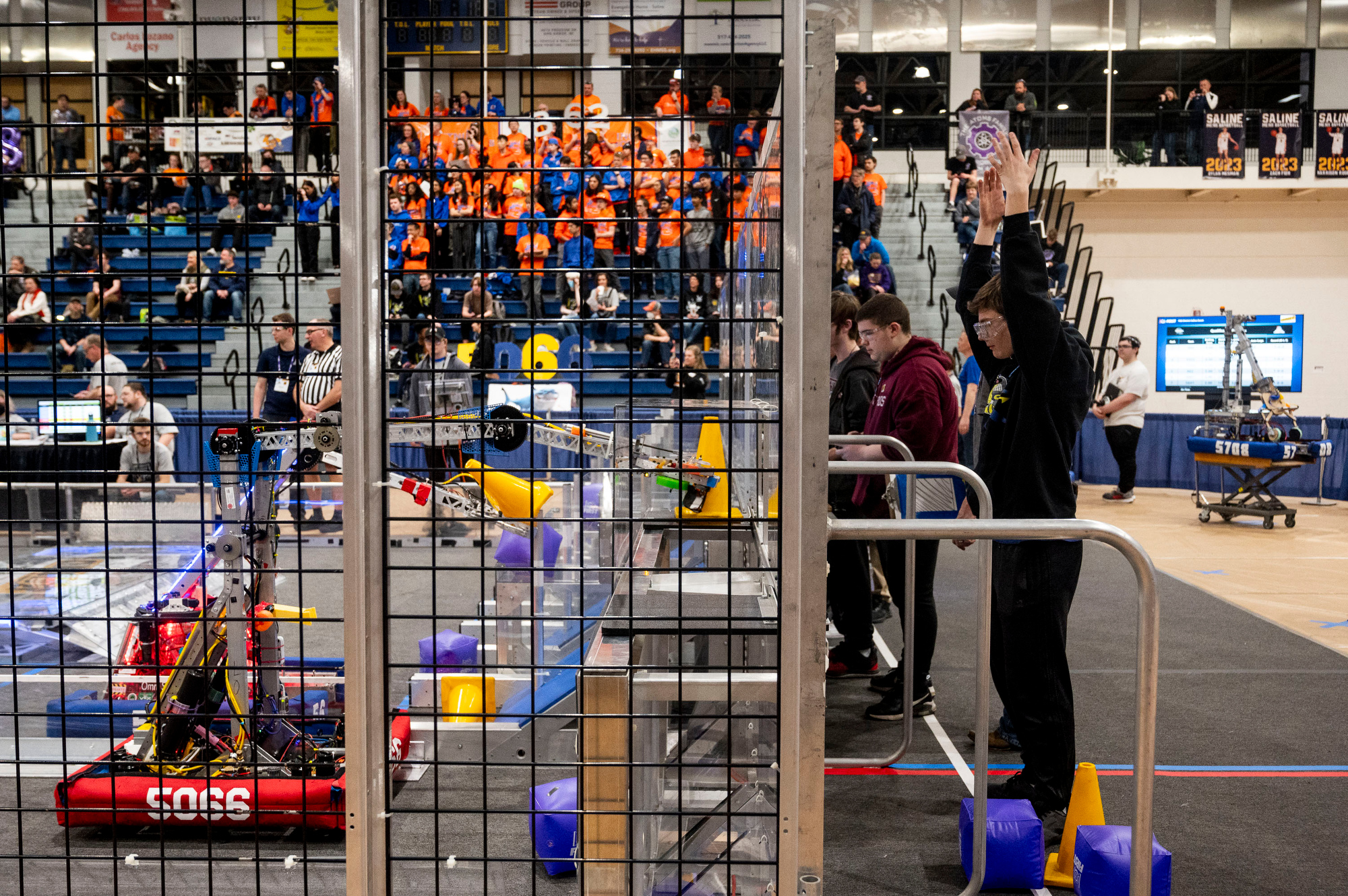 FIRST Robotics district tournament at Saline High School - mlive.com