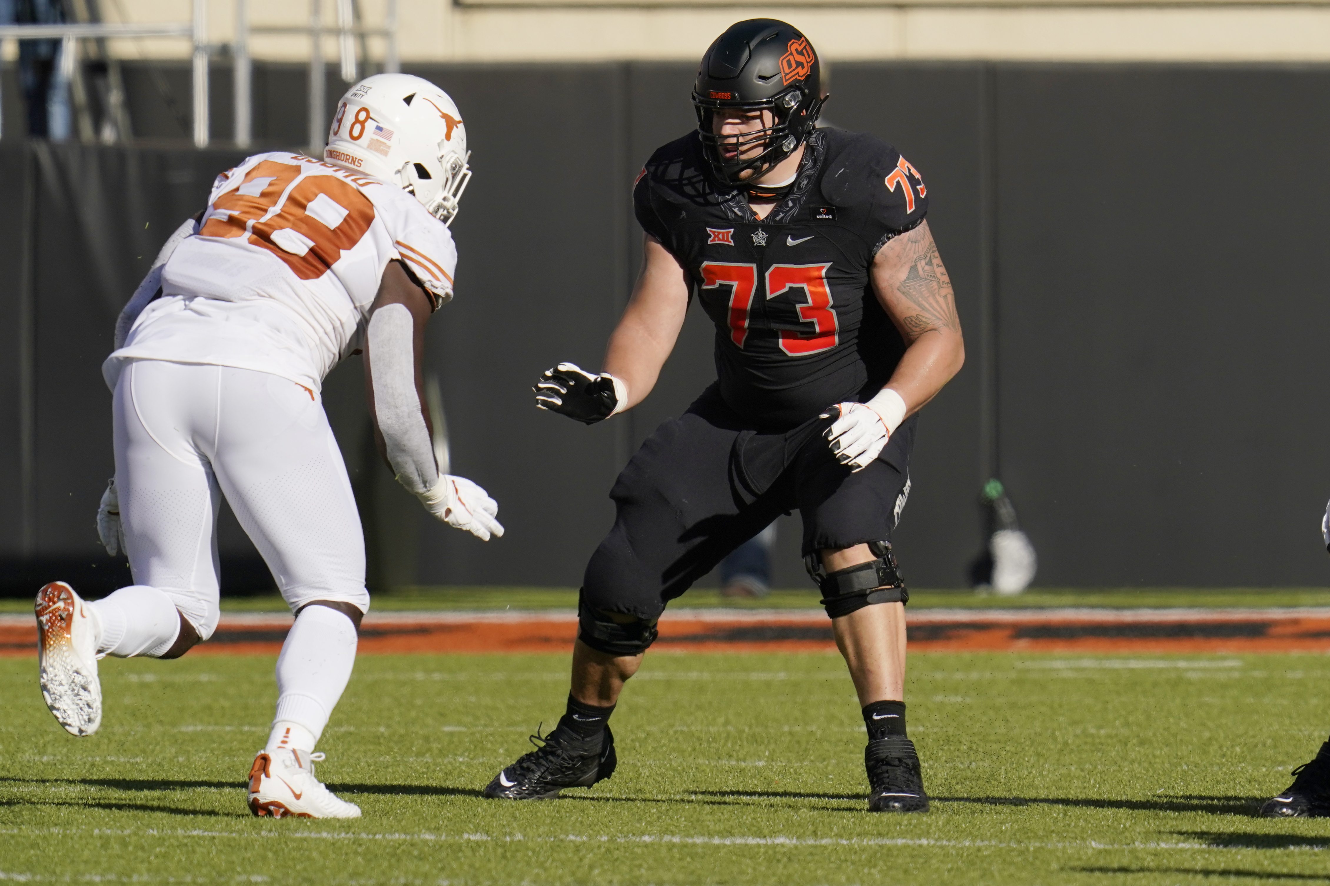 Former OSU offensive lineman Teven Jenkins gets drafted by the