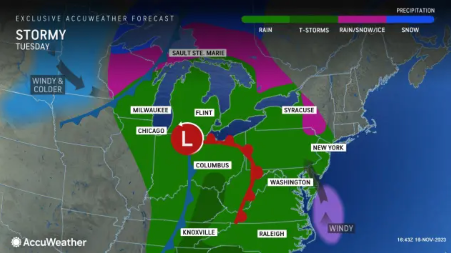 The 2023 Thanksgiving travel forecast includes a “potential major storm.”  Latest updates.