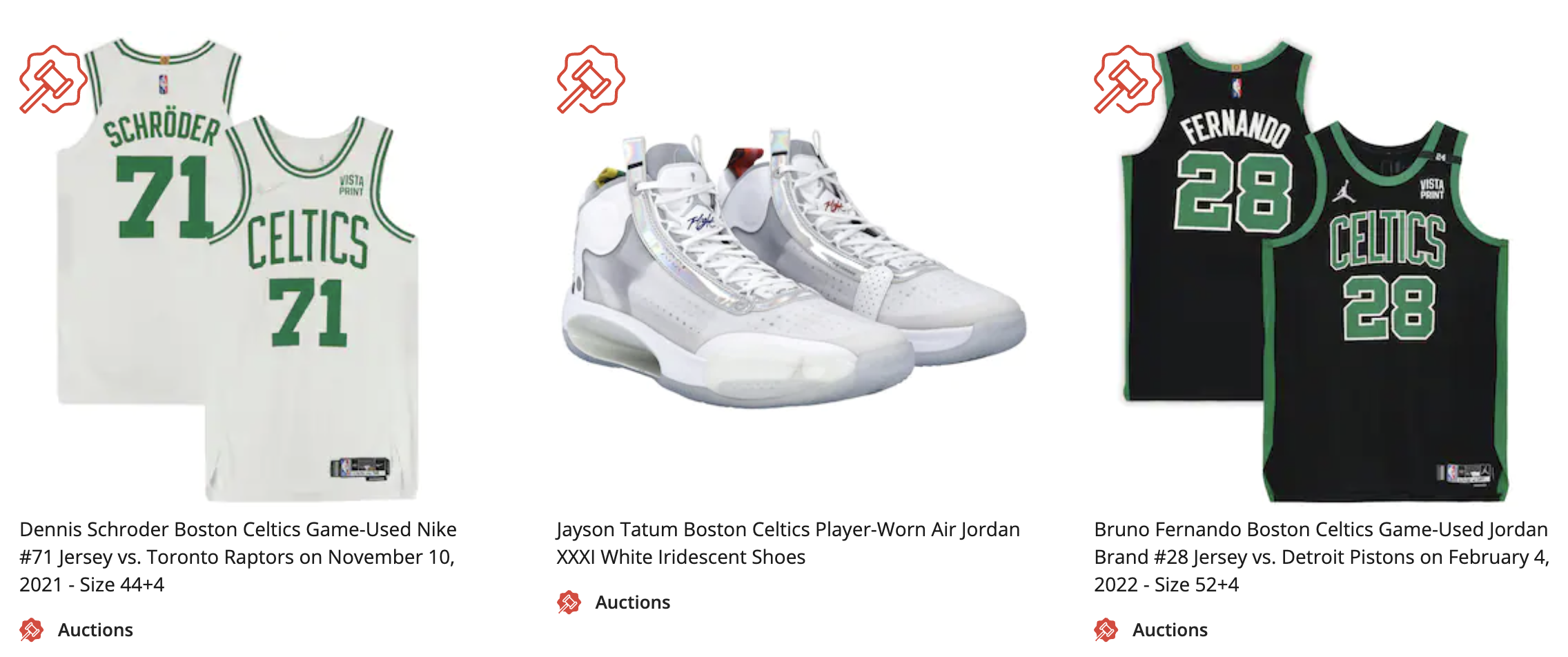 Jayson Tatum Boston Celtics Autographed Fanatics Authentic Nike