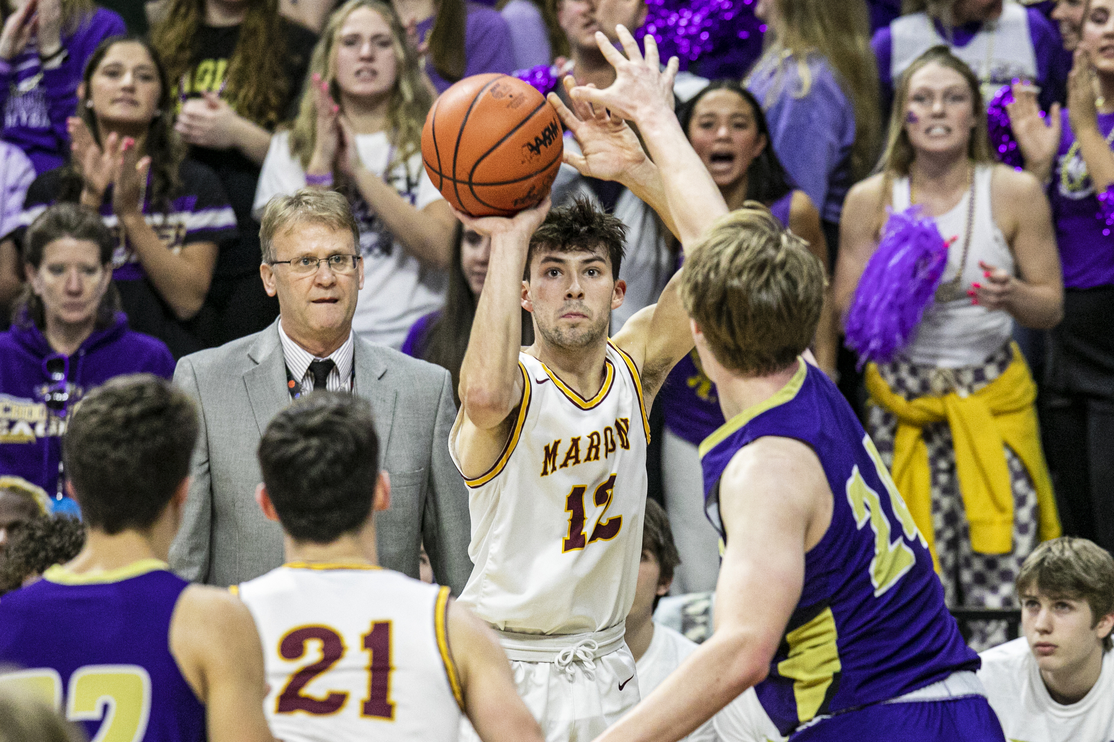MHSAA Division 3 Boys Basketball State Championship Menominee vs