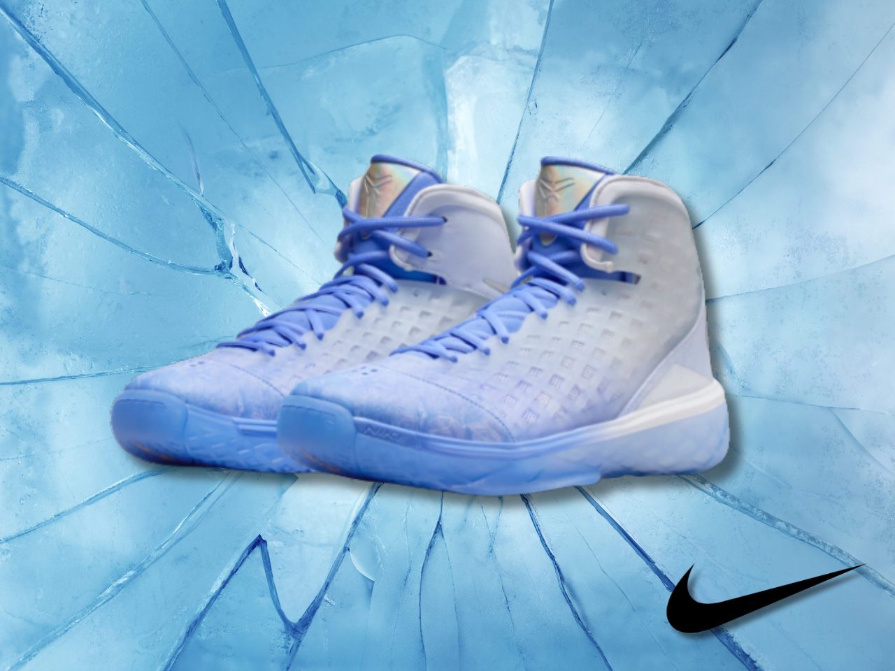 kobe high tops blue