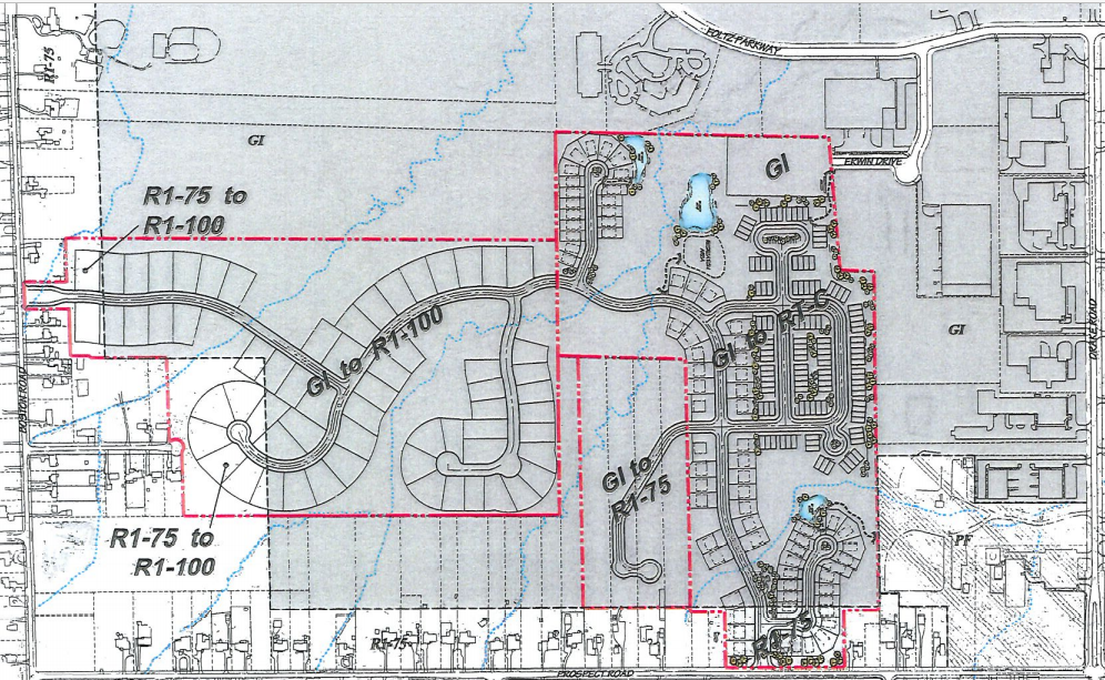 Developers propose singlefamily homes, townhomes in southwest corner