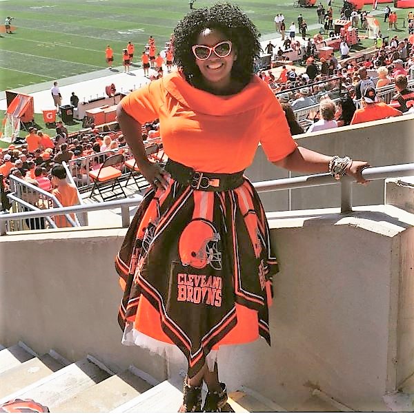 Browns fans show off game-day fashion: Best Dressed Browns Fan Contest  (Aude - Cunningham) 