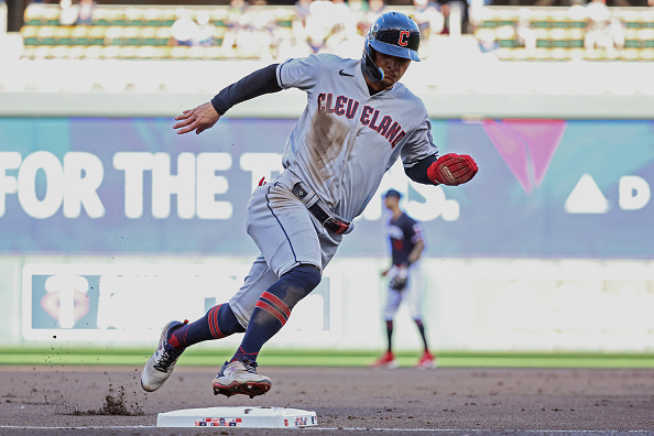 Game Used Jersey - Jose Ramirez #11 - Twins @ Indians 9/9/21