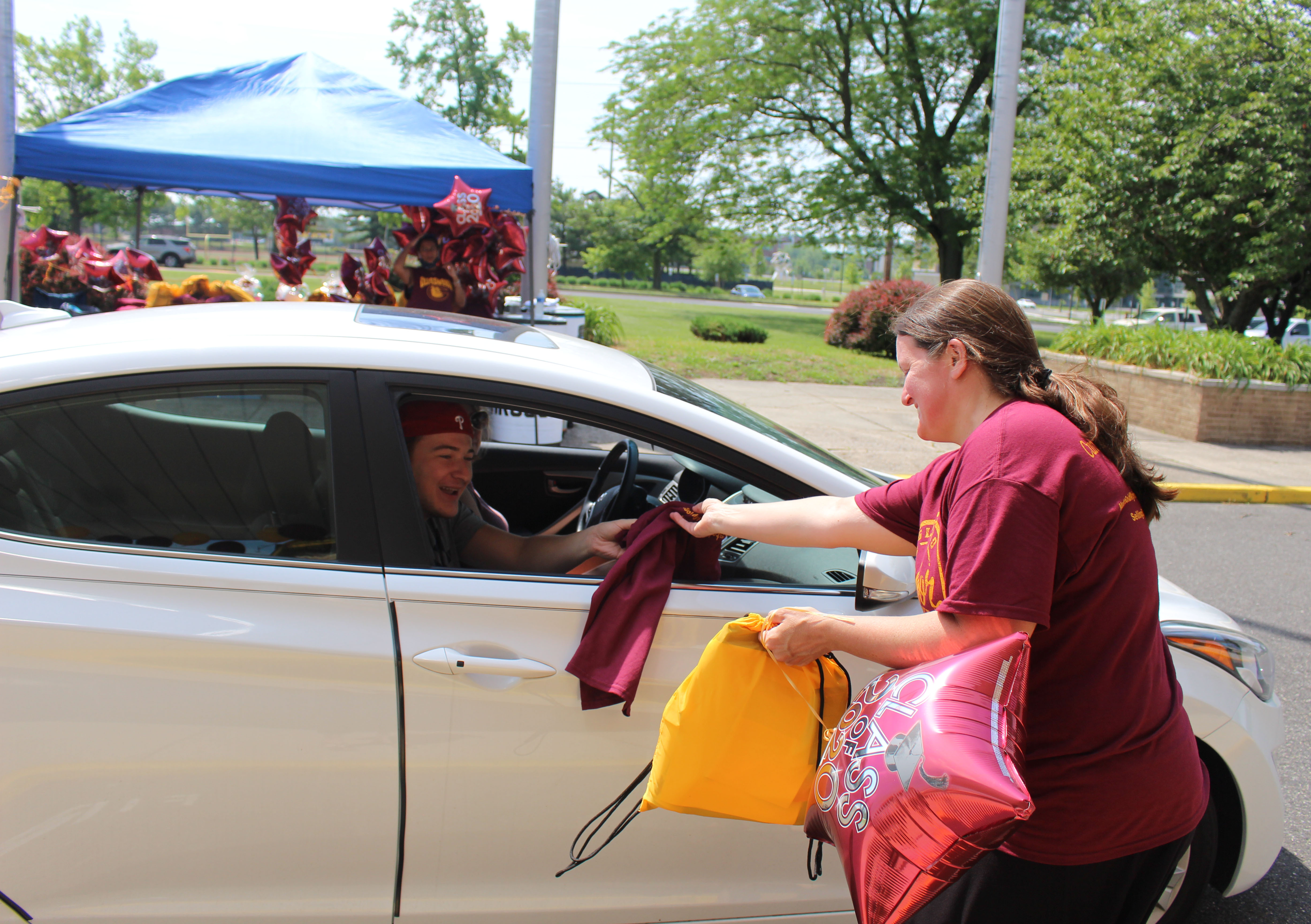 Glassboro High School's drivein graduation ceremony