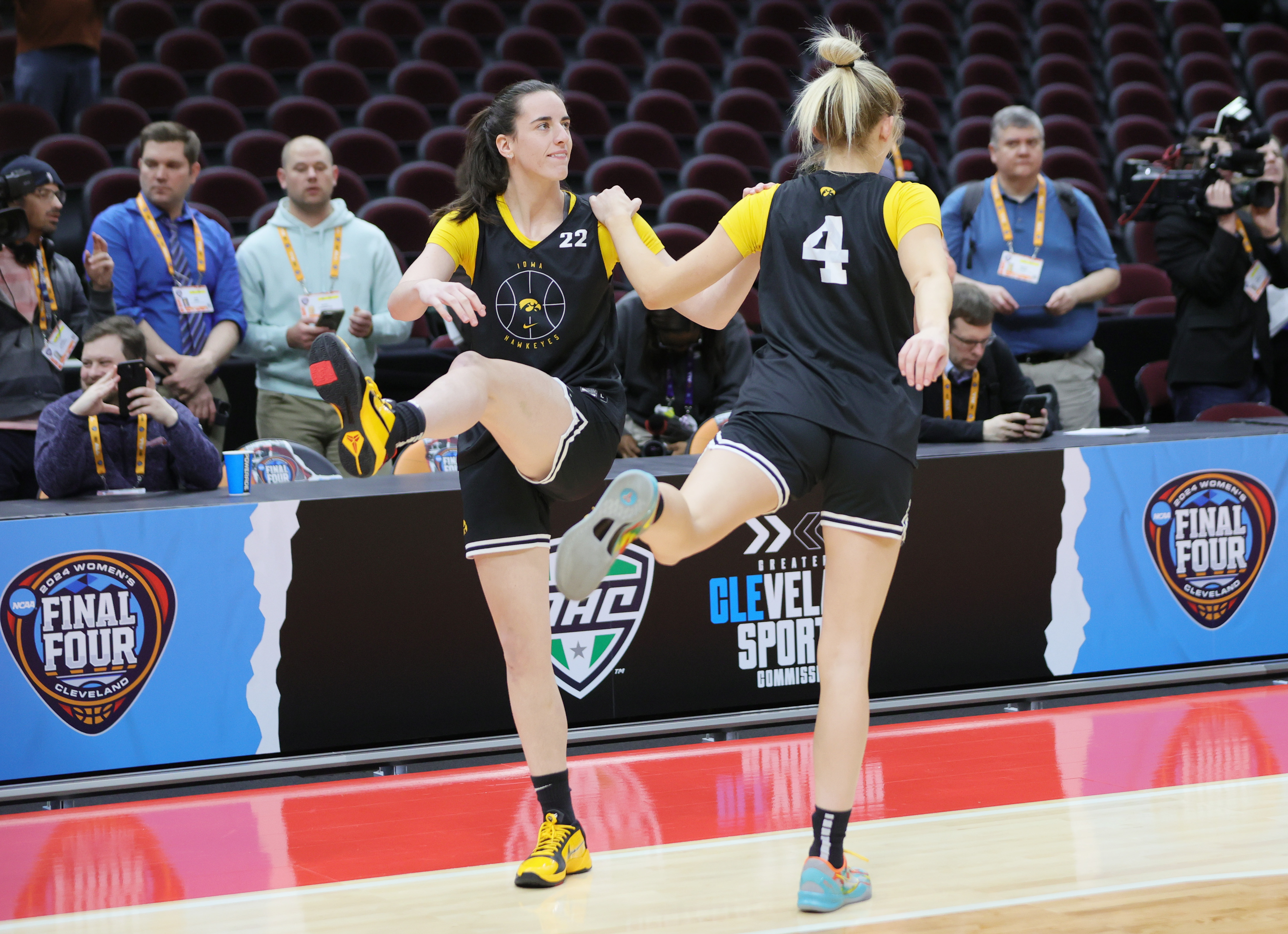 Iowa Hawkeyes Final Four practice at Rocket Mortgage FieldHouse, April 4,  2024 - cleveland.com