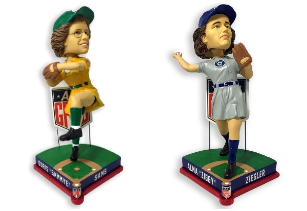 Rockford Peaches special edition bobbleheads unveiled