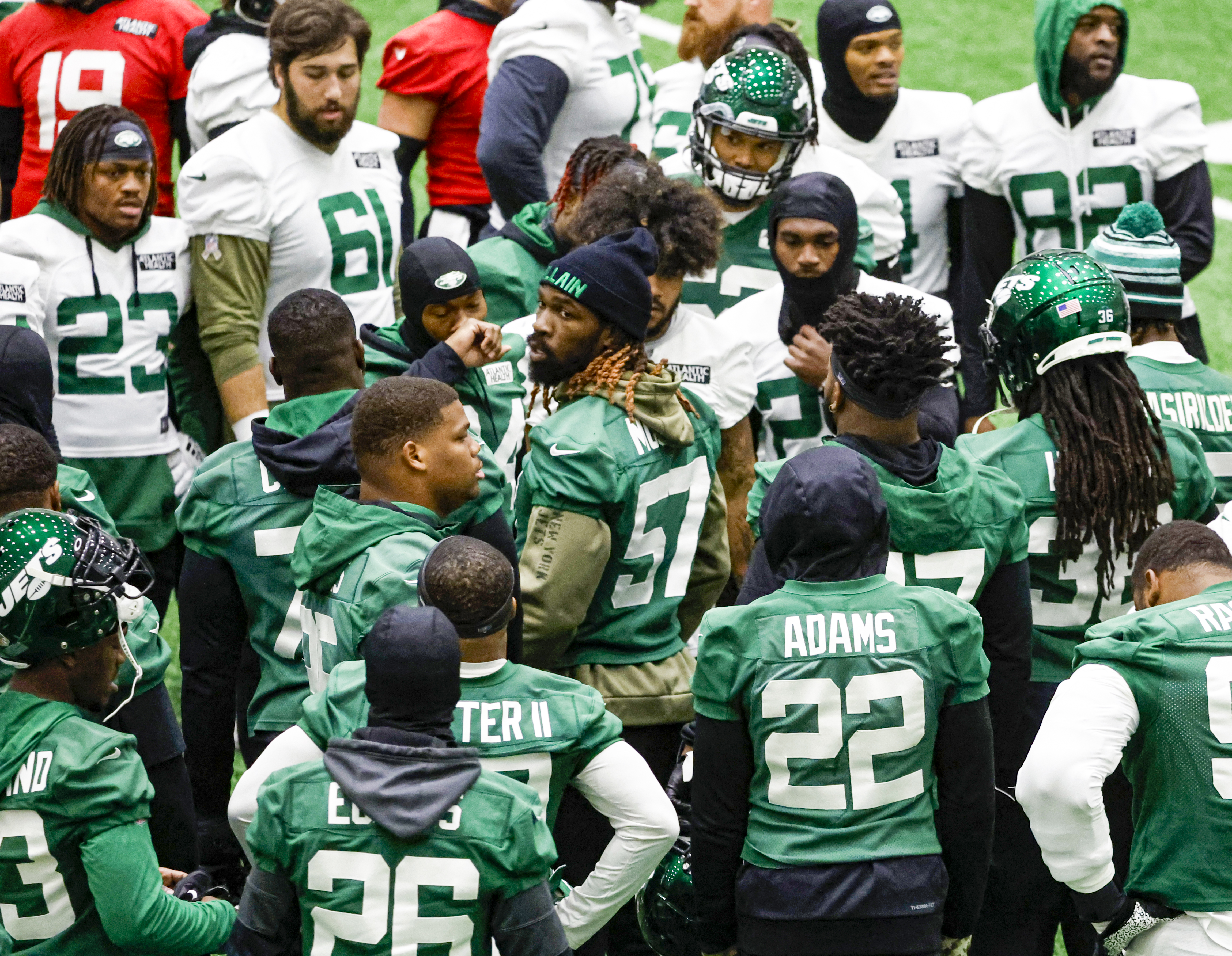 N.Y. Jets practice before NFL Week 13 game in Minnesota 