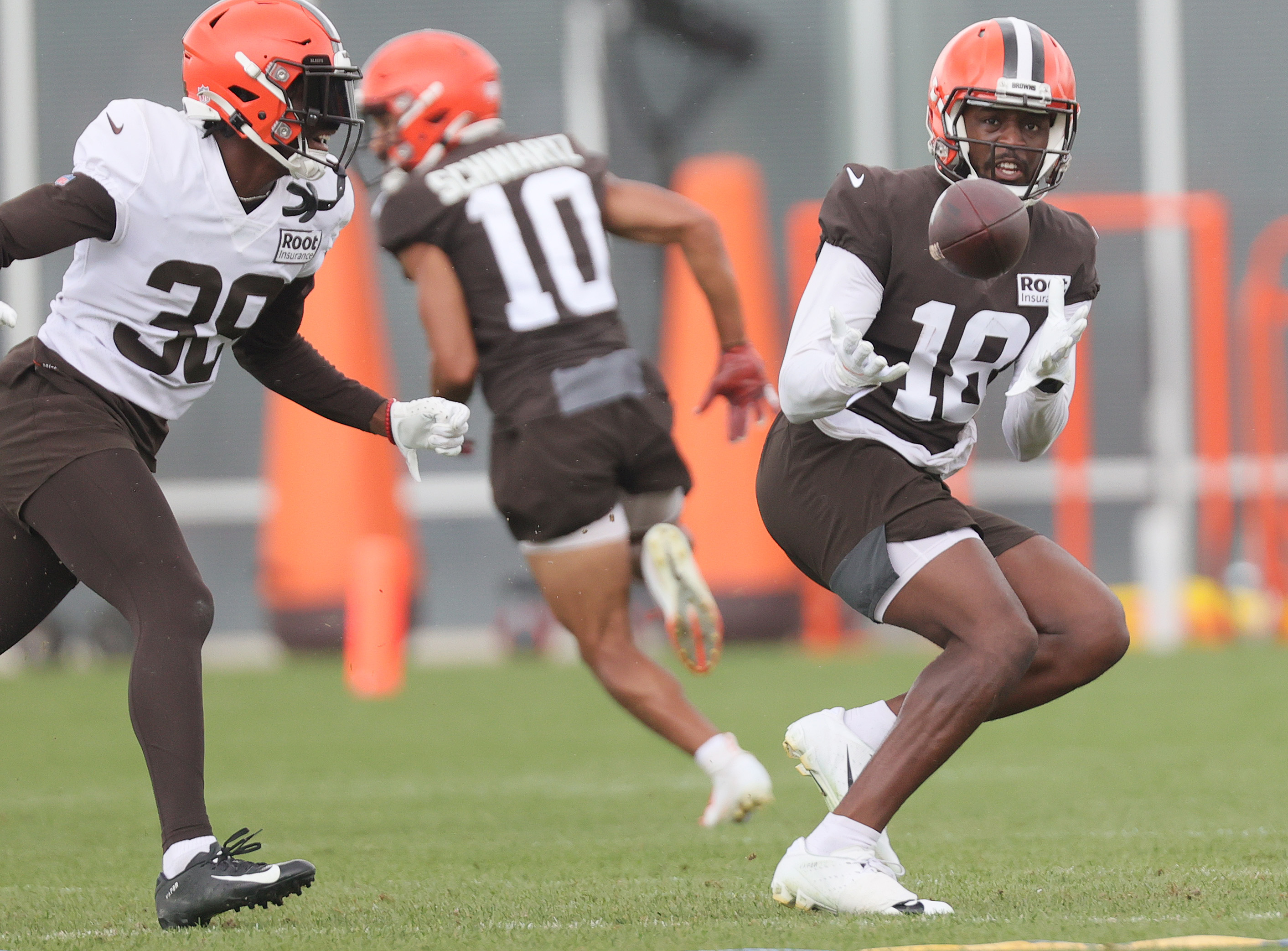 Browns WRs David Bell, Anthony Schwartz, LB Anthony Walker Jr