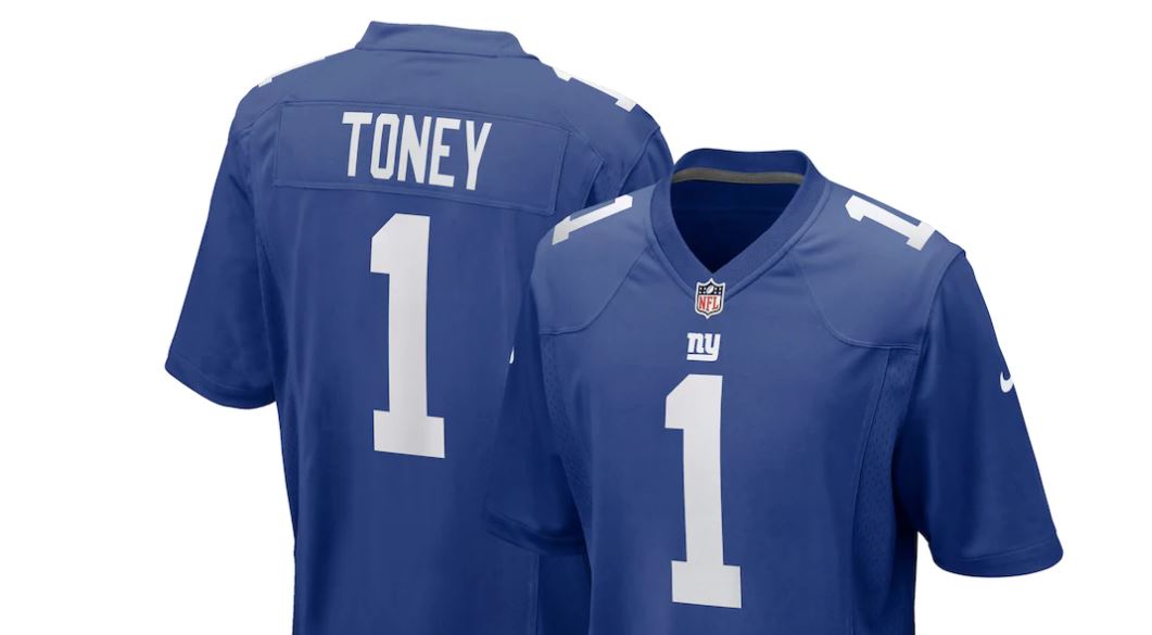 Kadarius Toney Autographed Signed New York Giants Custom Jersey