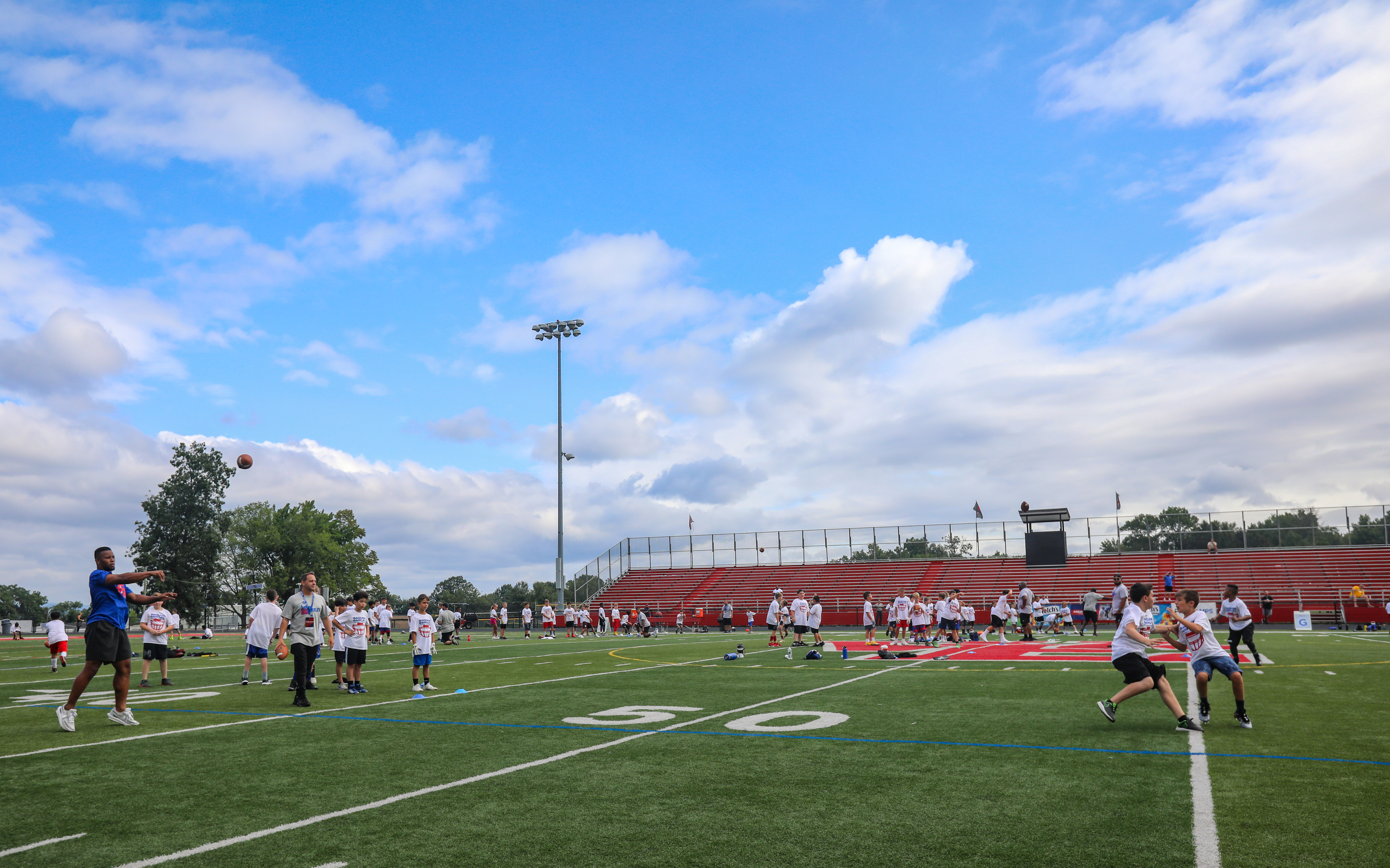 Saquon Barkley Comes Home For Youth Football Camp In Happy Valley