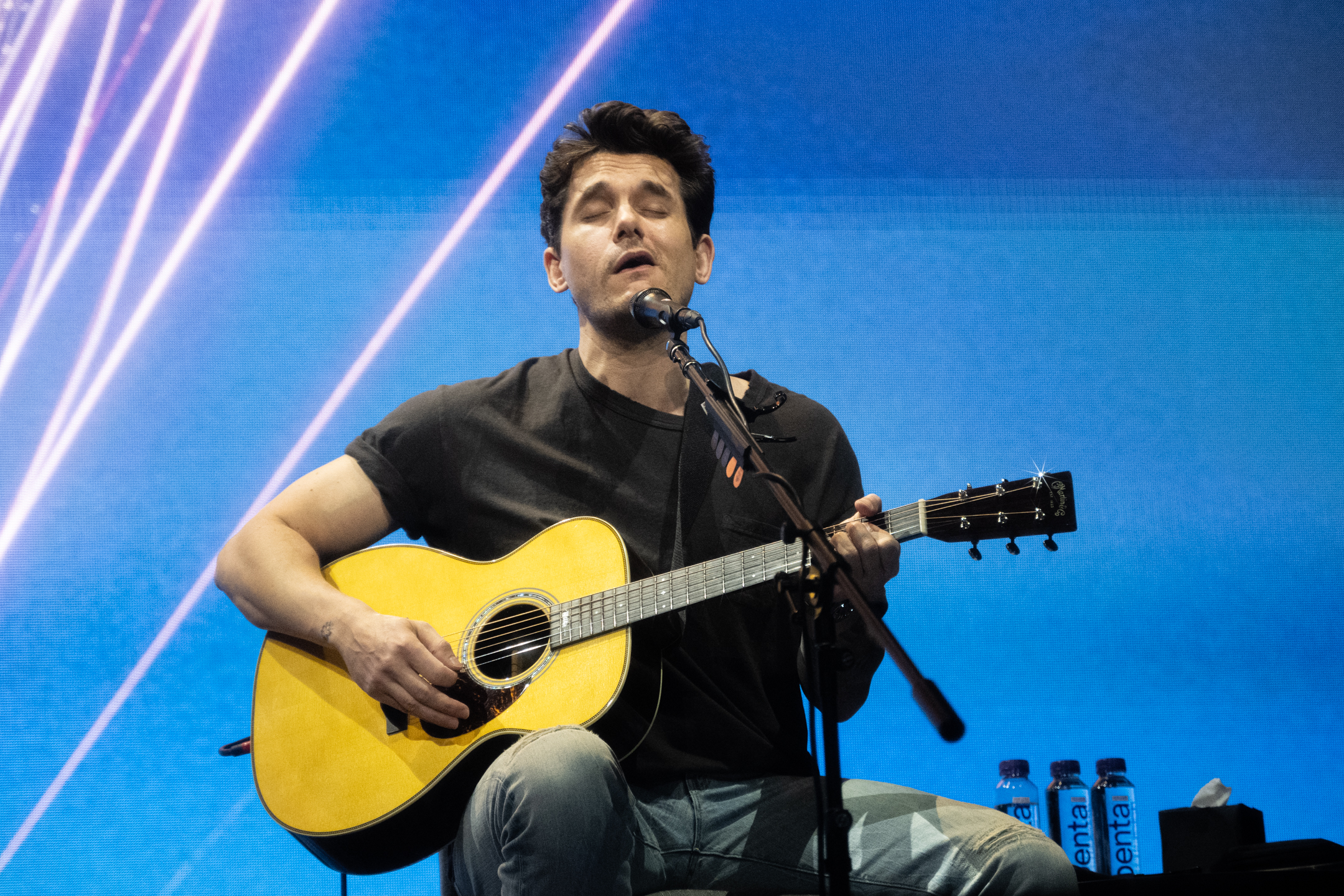 John Mayer kicks off his Solo tour at the Prudential Center in Newark, NJ on Saturday, March 11, 2023.