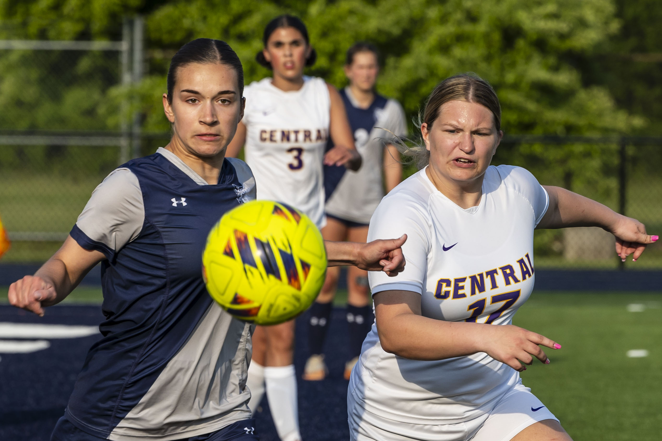 John Glenn girls soccer defeats Bay City Central in Division 2 district ...