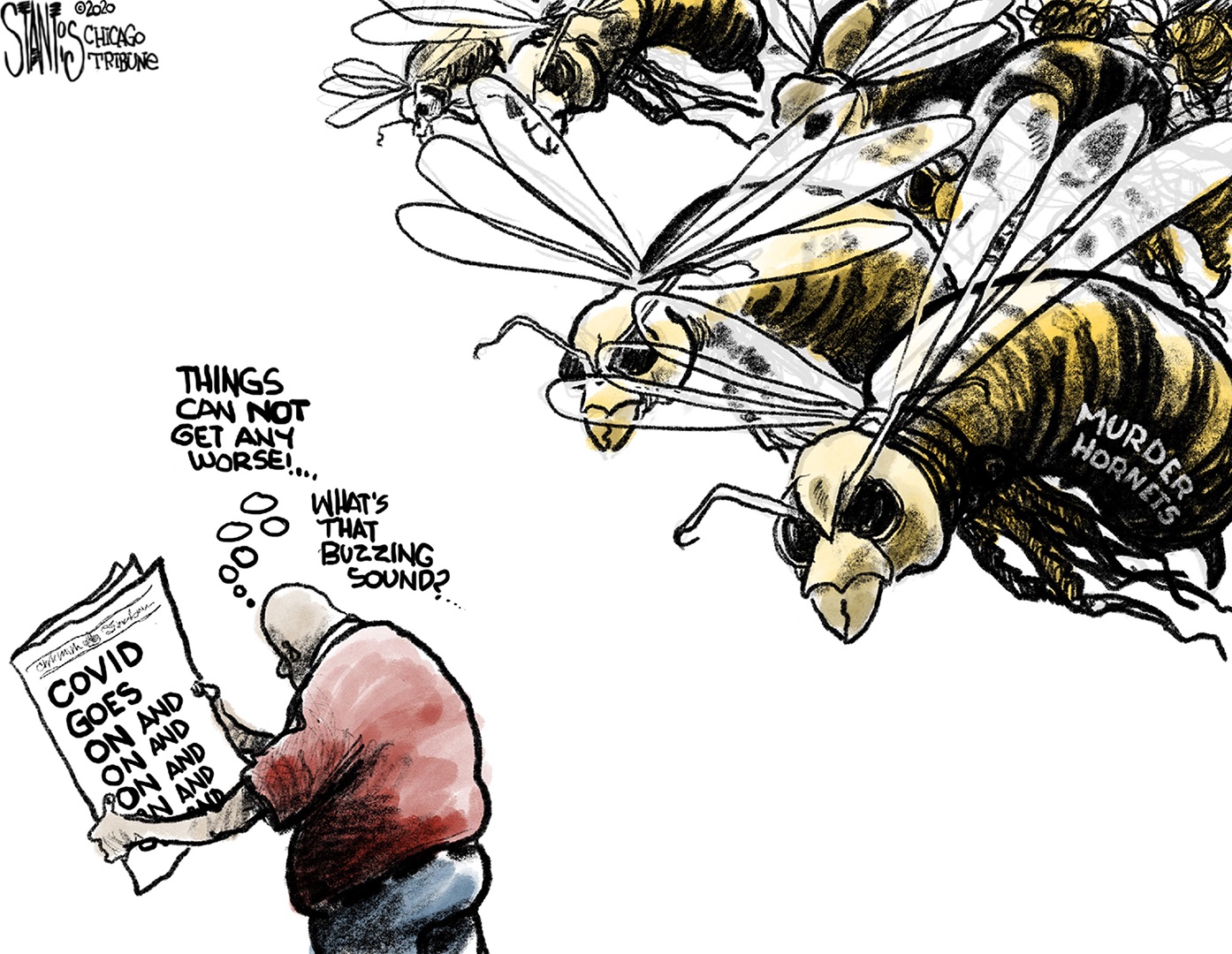 Editorial Cartoons For May 10 2020 Tara Reade Michael Flynn Murder Hornets Syracuse Com