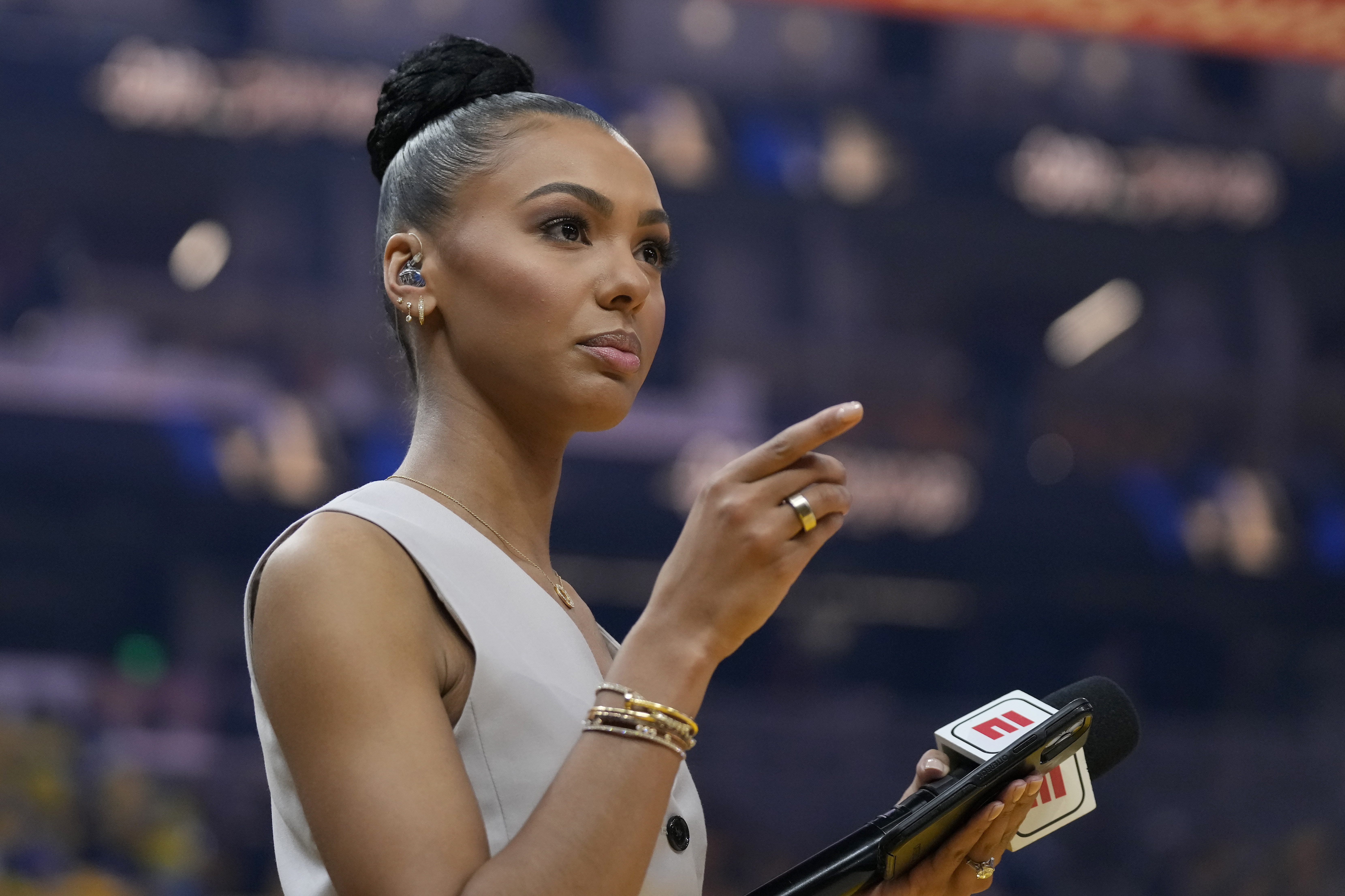 ESPN reporter Malika Andrews is first woman to host NBA Draft