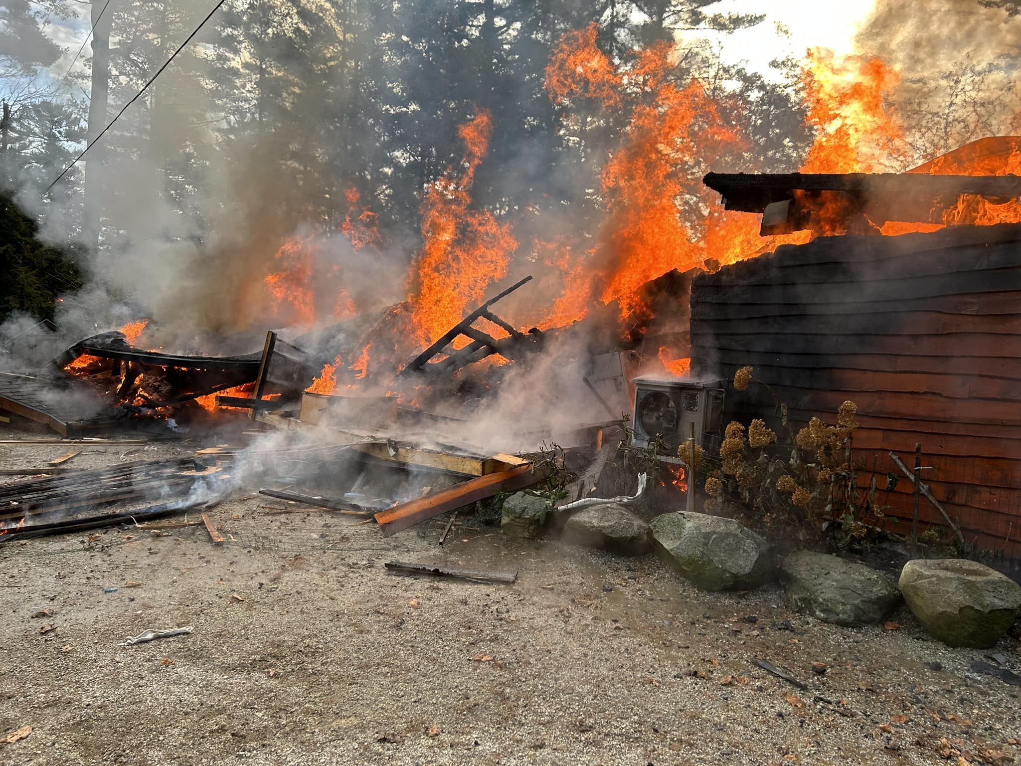 Explosion in Orland, Maine home injures 4 people, destroys house