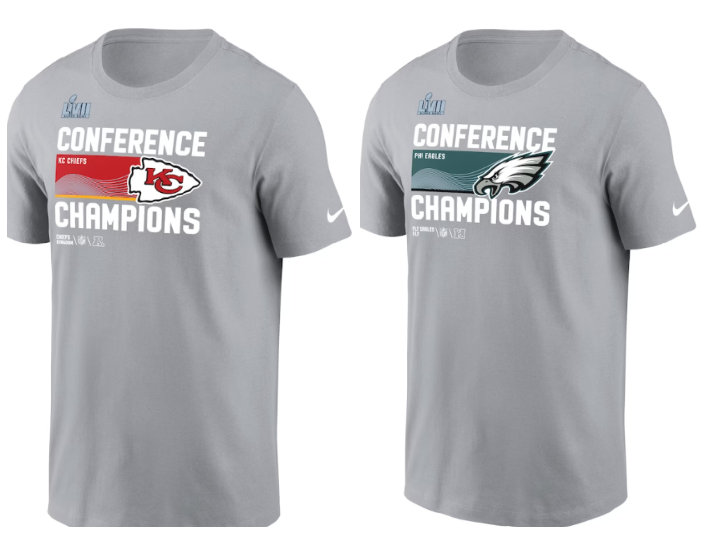 Philadelphia Eagles Nike Youth 2022 NFC Champions Locker Room Trophy  Collection Long Sleeve T-Shirt - Gray