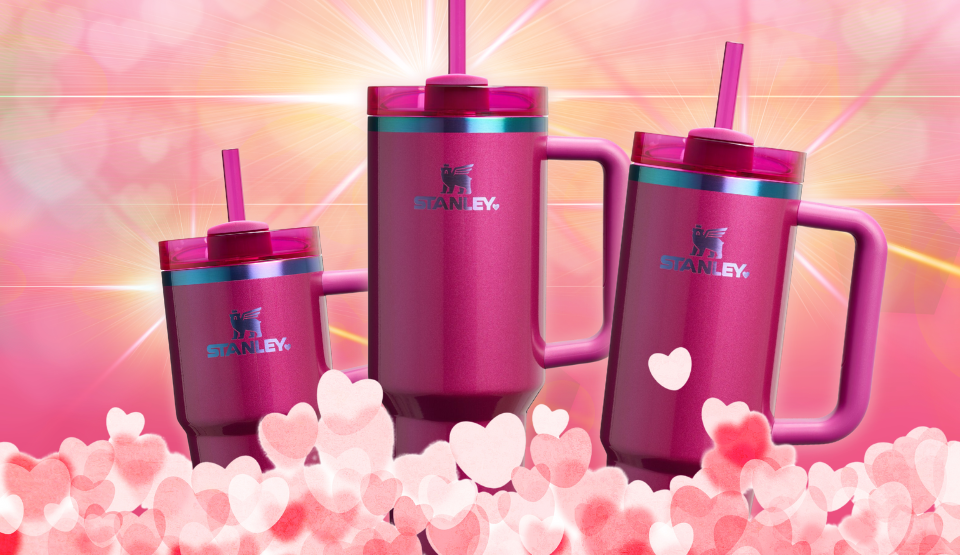 Stanley's limited-edition Valentine's Day Quencher tumblers are