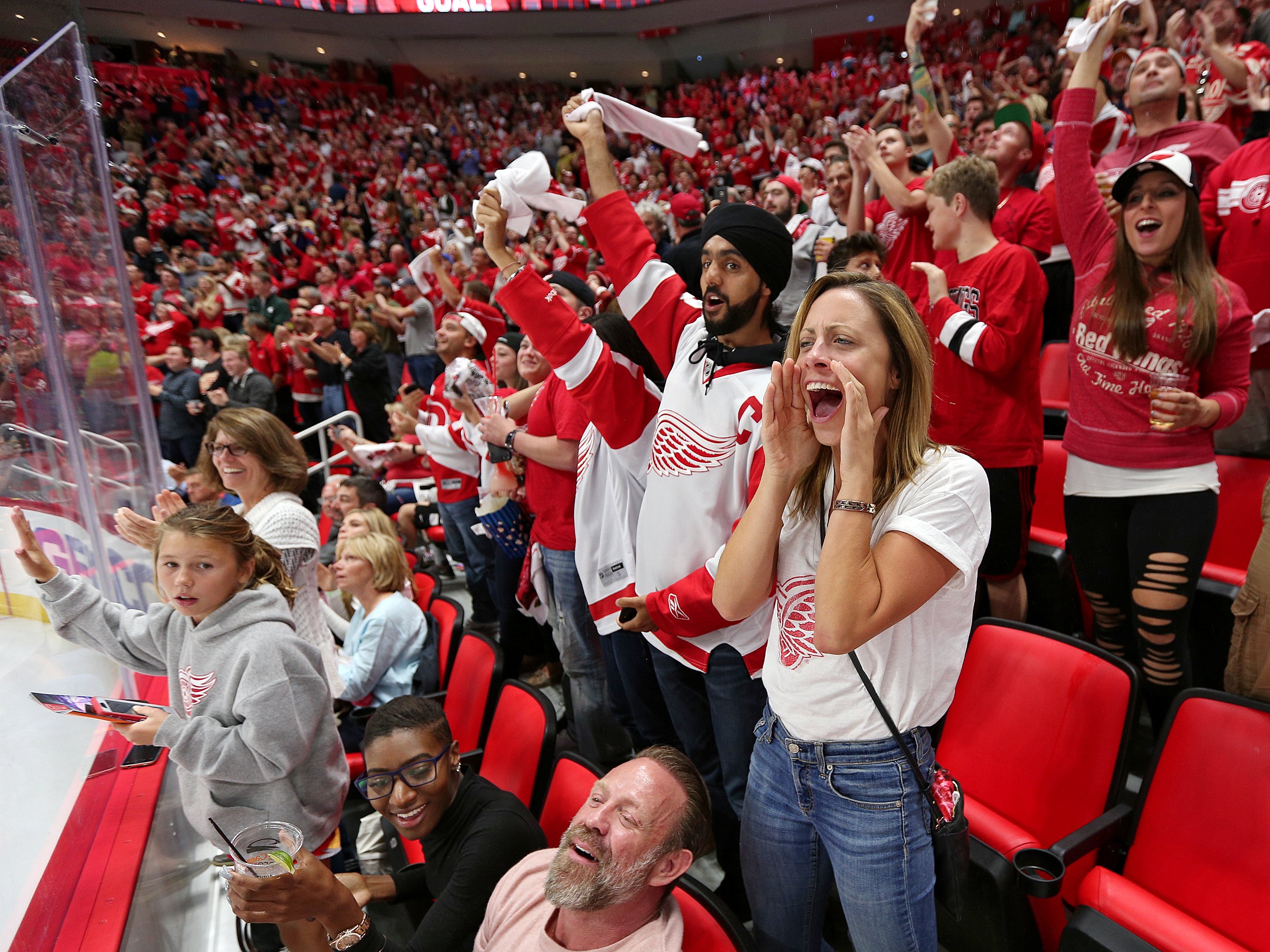 Red Wings to start hosting 750 fans at Little Caesars Arena