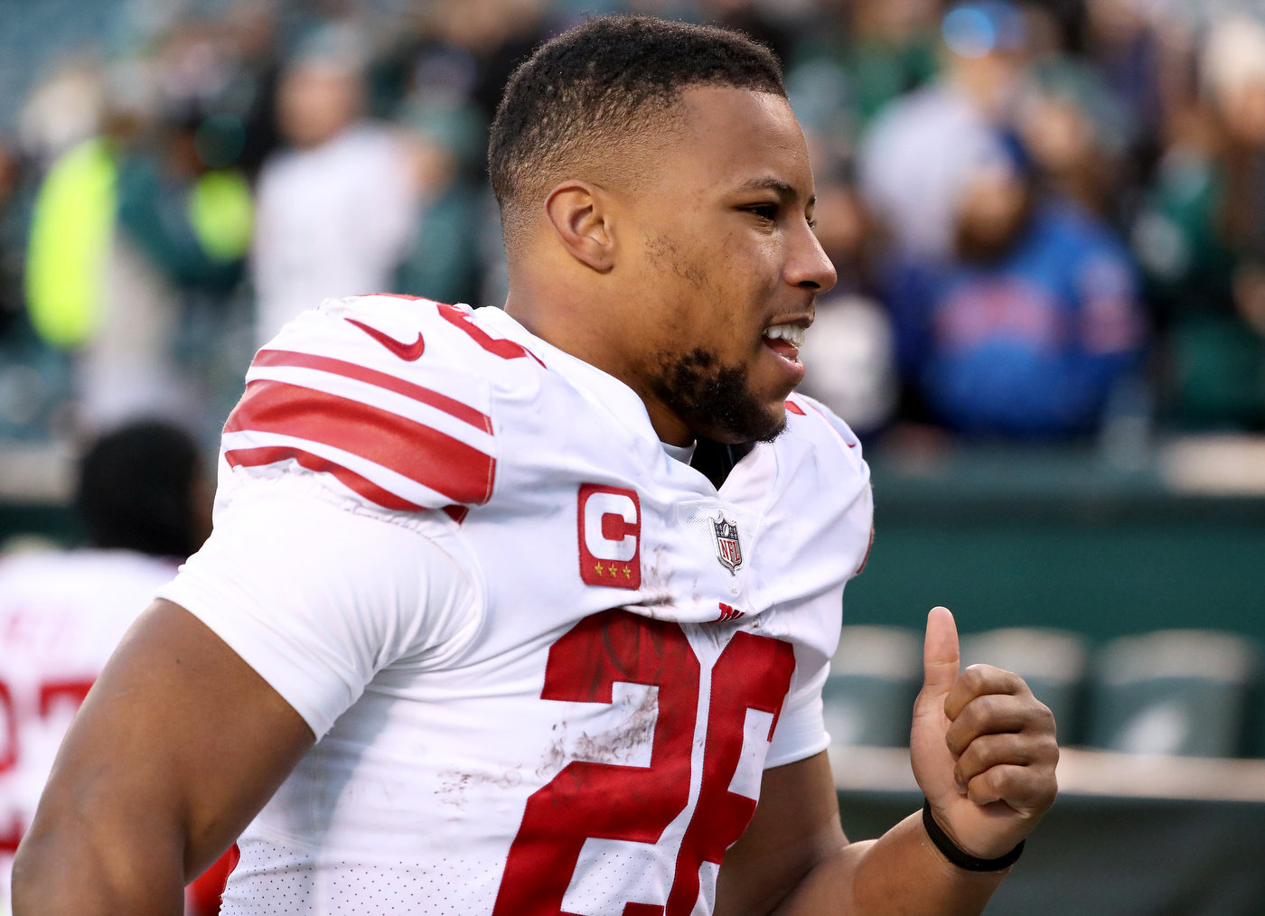 Giants GM Joe Schoen recently spoke with Saquon Barkley's representation:  'We want him to be here'