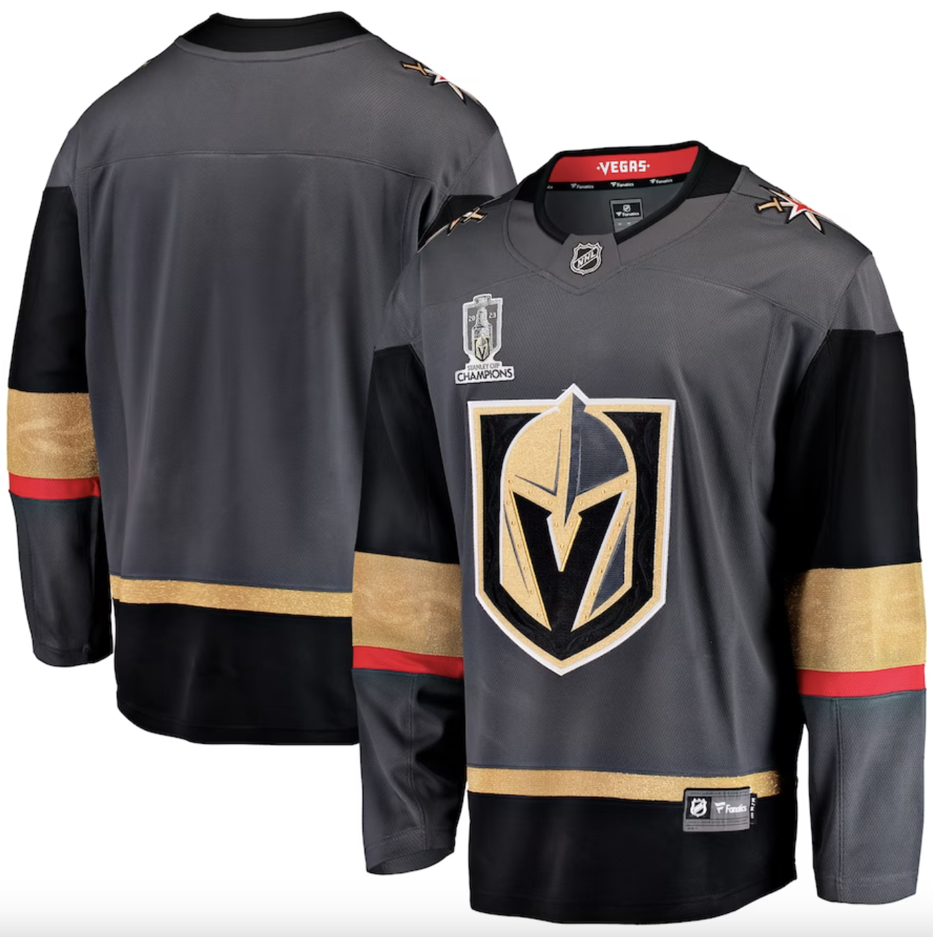 Vegas Golden Knights NHL Western Conference Champions 2023 Gold