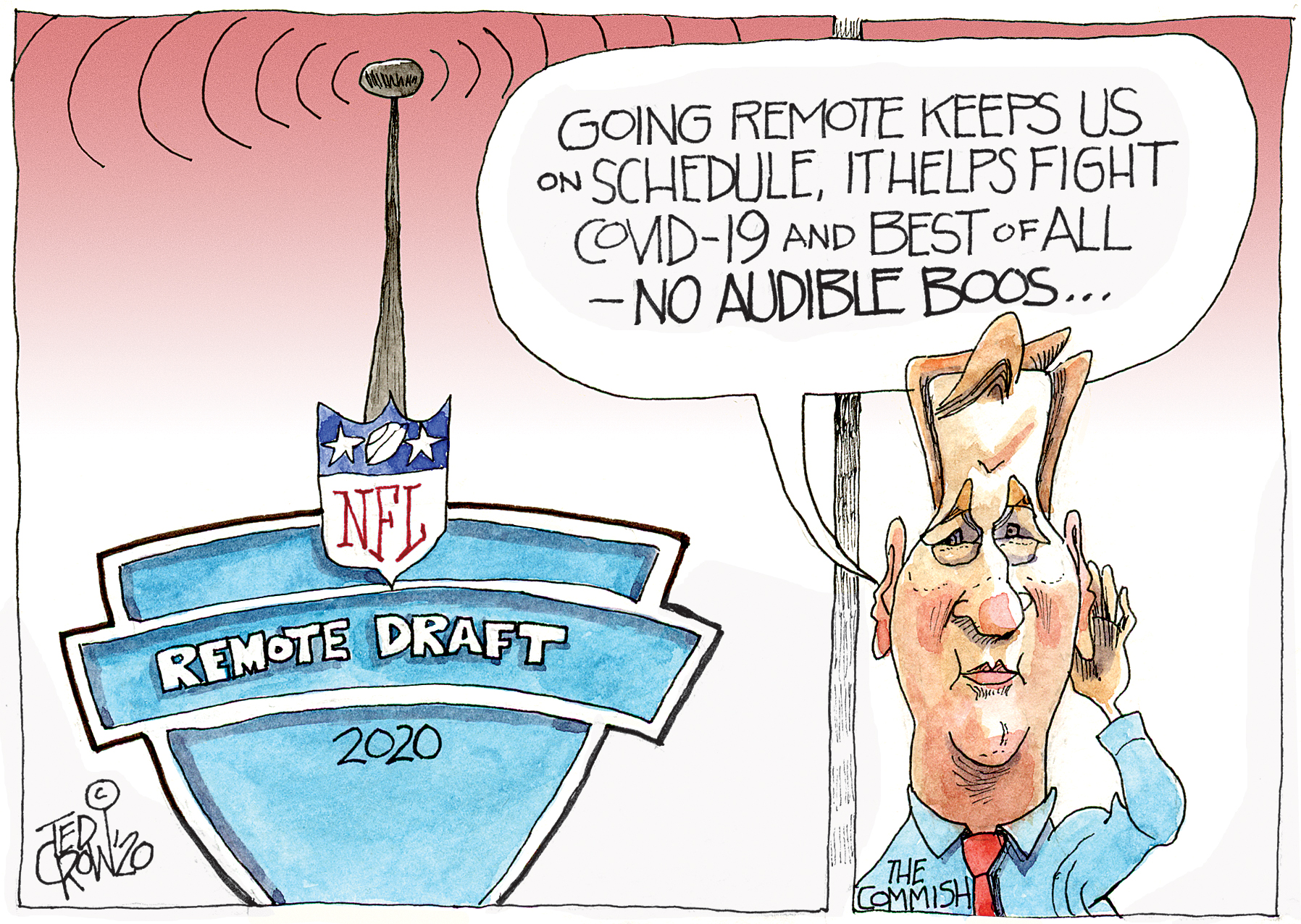 Commissioner Roger Goodell Keeps NFL Draft Date On Schedule, But