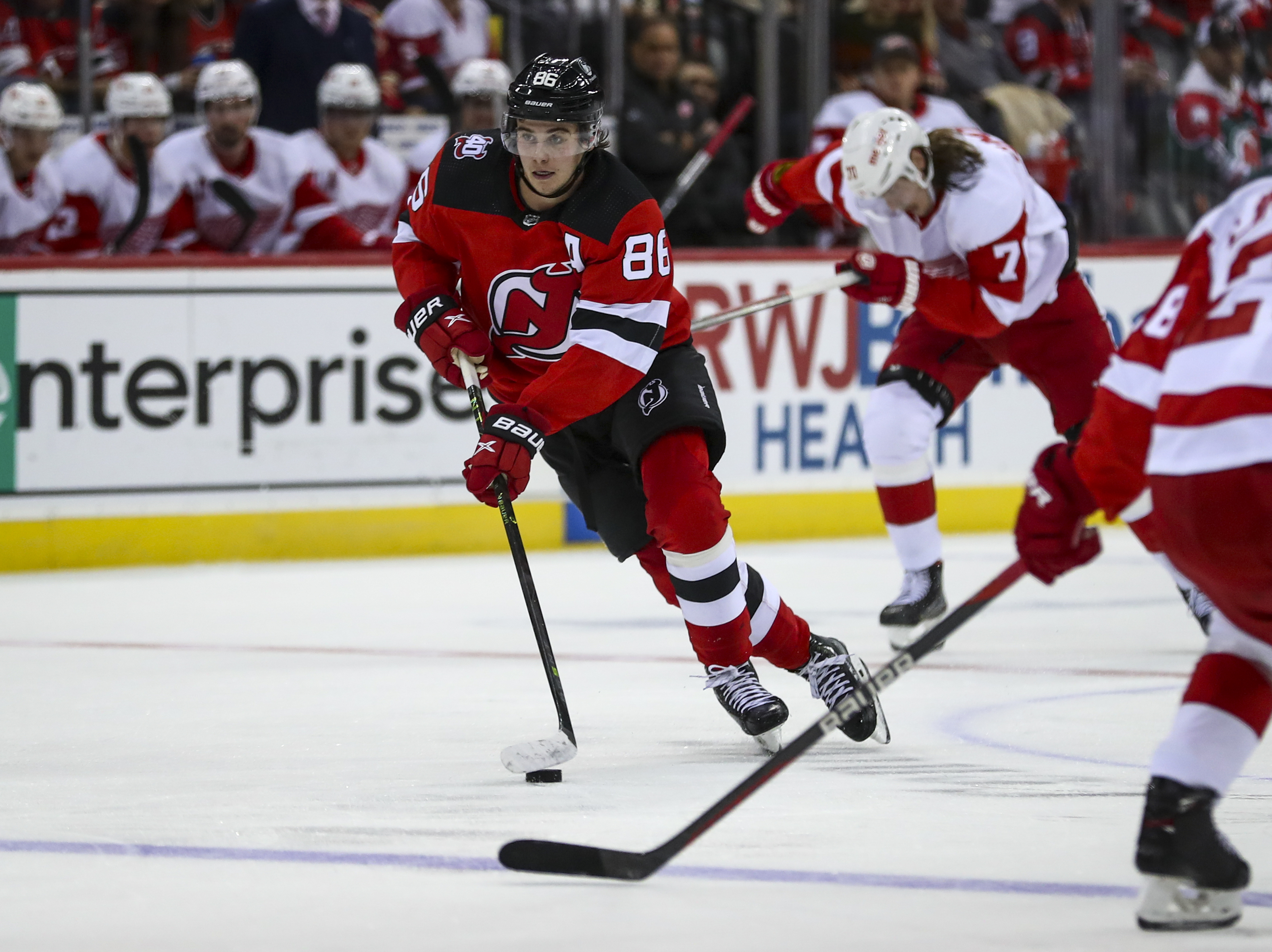 NJ Devils All-Star Jack Hughes out with upper-body injury - The