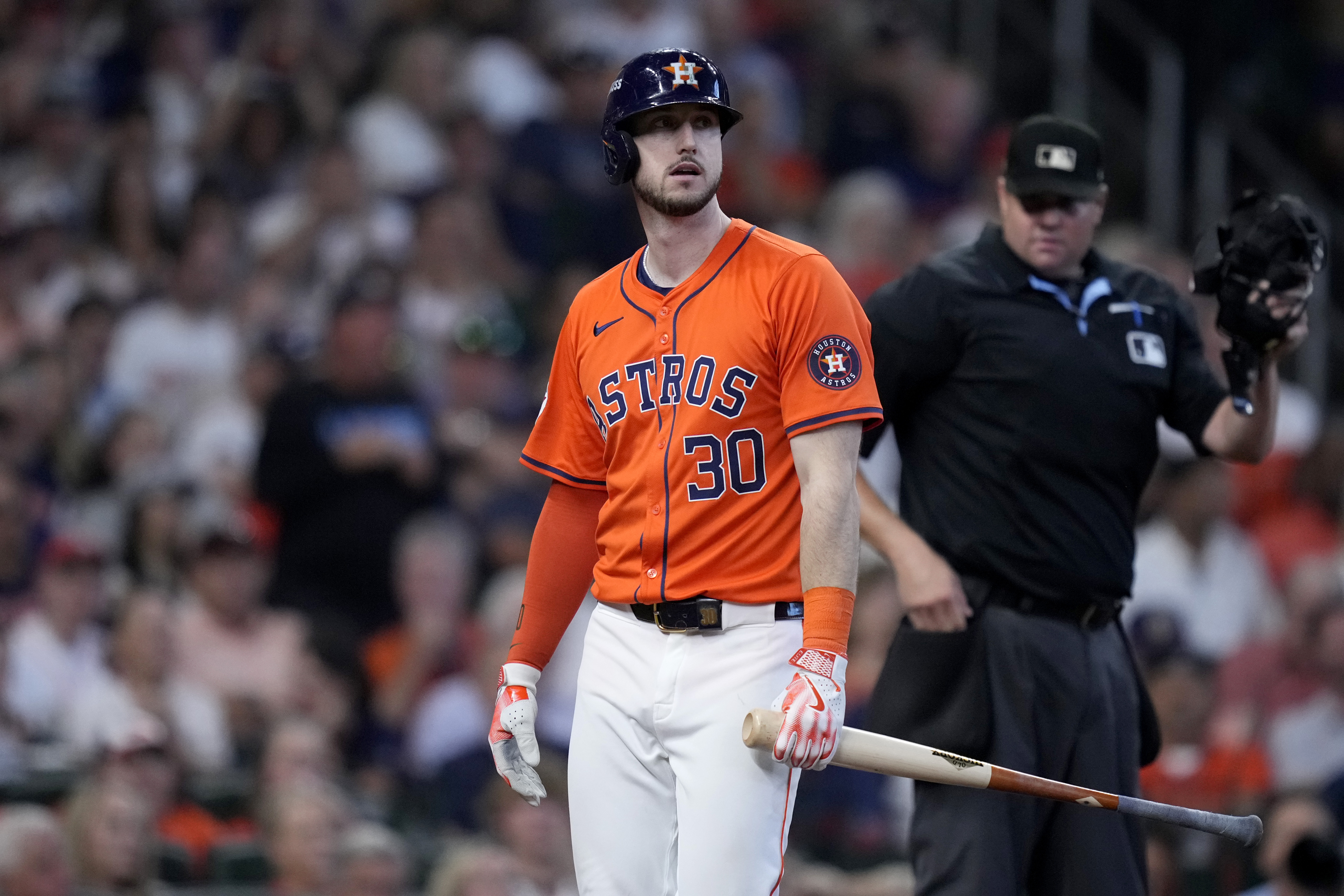 Astros' Kyle Tucker becomes trade target; Rangers deal for slugger