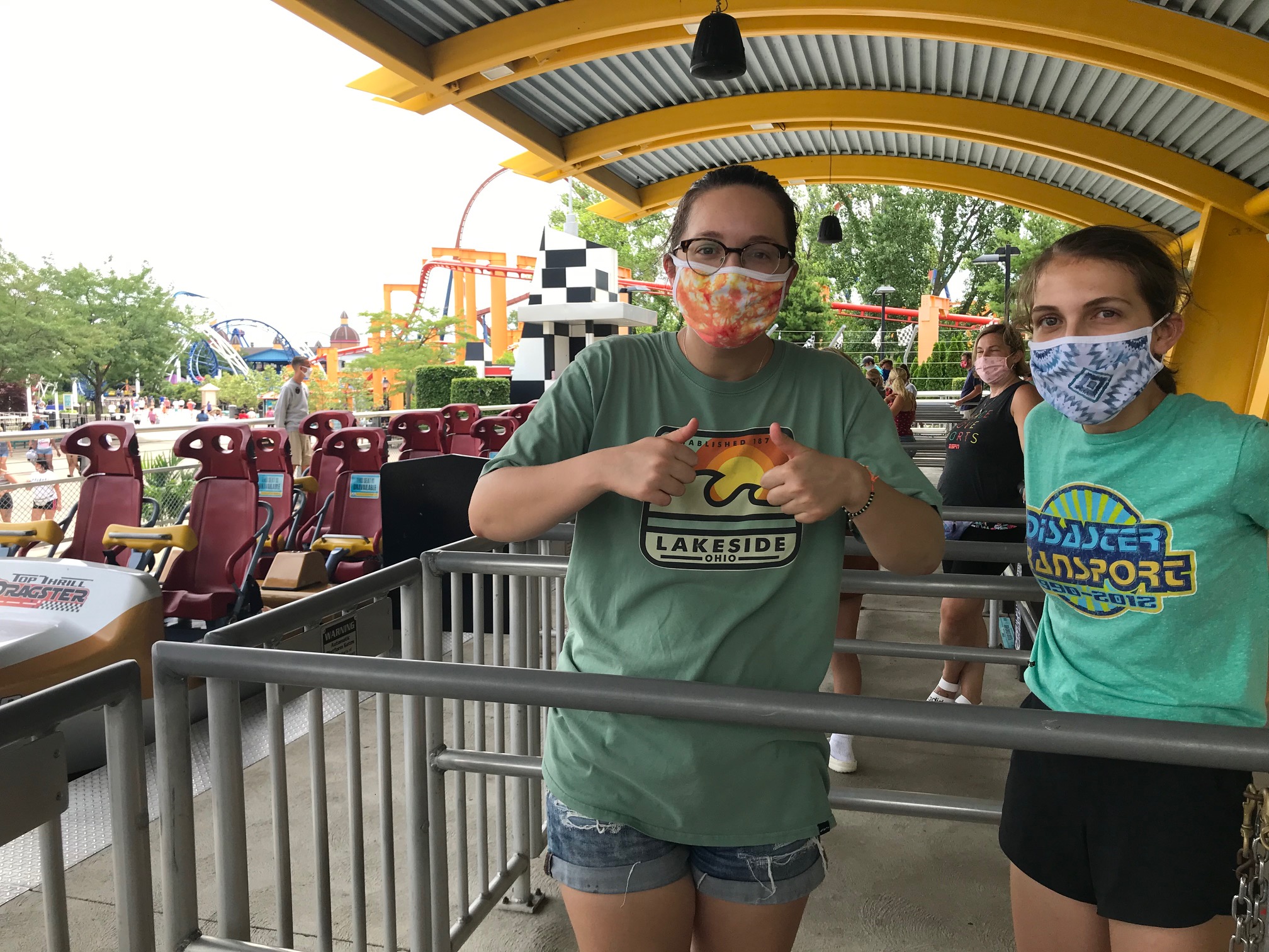 Cedar Point în timpul unei pandemii