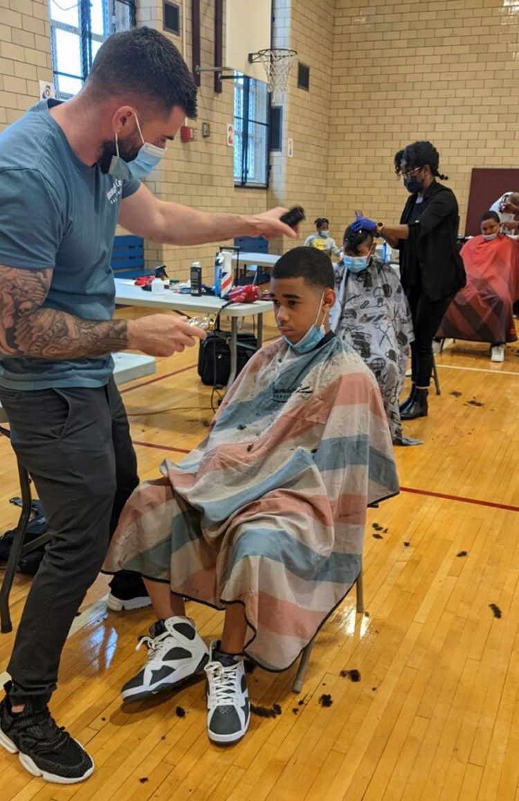 A special gift: Local barbershop visits PS 78 to provide free haircuts to  fifth-graders | In Class column - silive.com