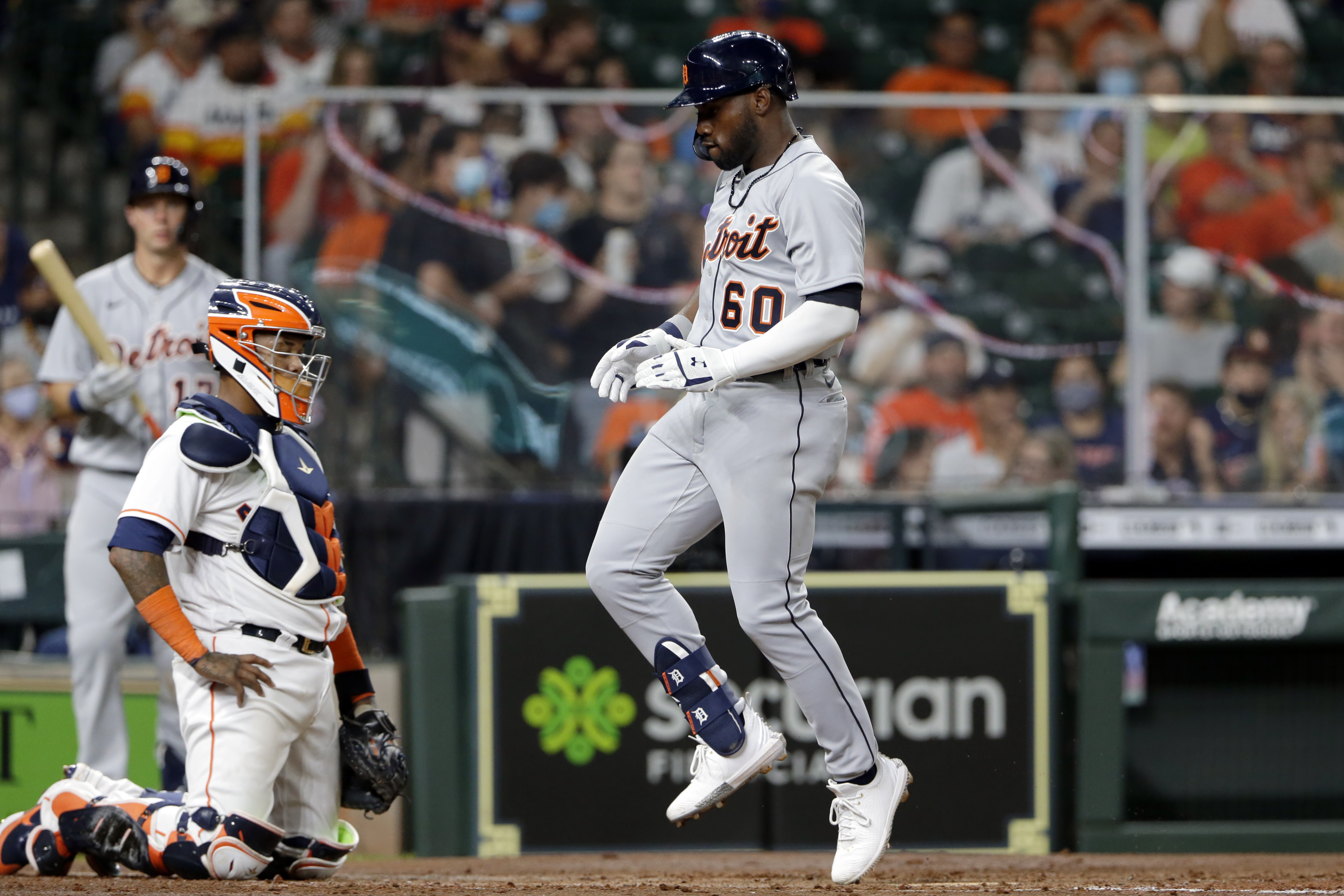 Detroit's Baddoo homers on first pitch of first MLB at-bat