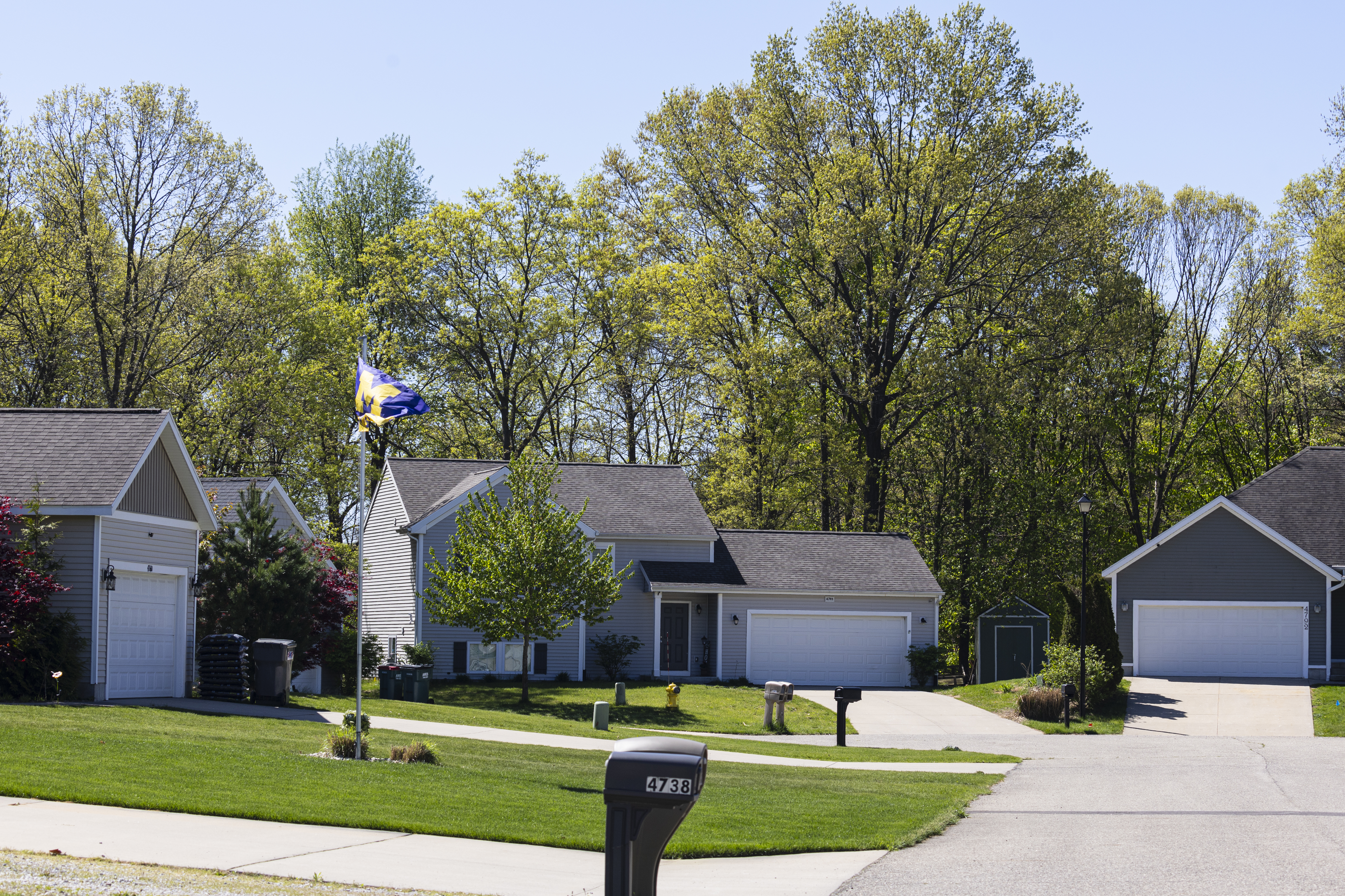The home (middle) where the Vander Ark/Ferguson family lived on Marshall Road in Norton Shores, Michigan. Timothy Ferguson, 15, was found tortured to death in July of 2022. Timothy's mother Shanda Vander Ark was convicted of murder and child abuse, she is serving life in prison without the possibility of parole. Timothy's brother, Paul Ferguson, is serving a minimum 30 years for first-degree child abuse.