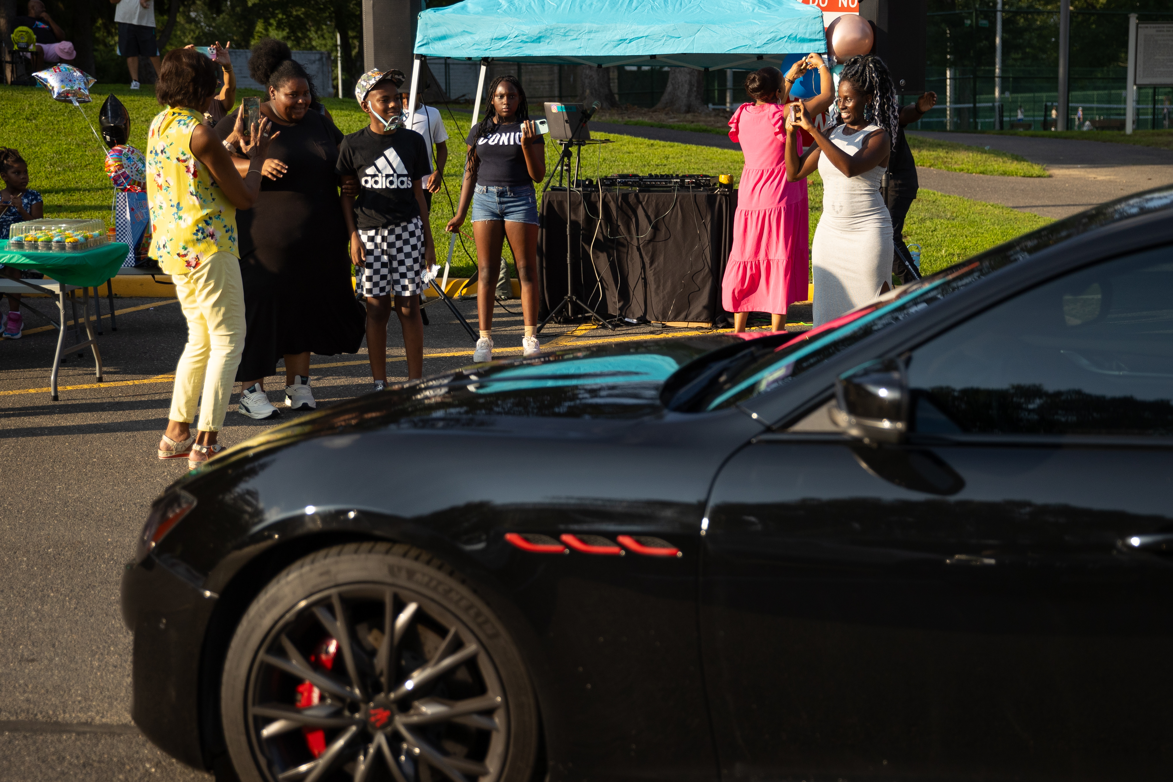 Verbal Rally Hundreds attend birthday drive-by rally - nj.com