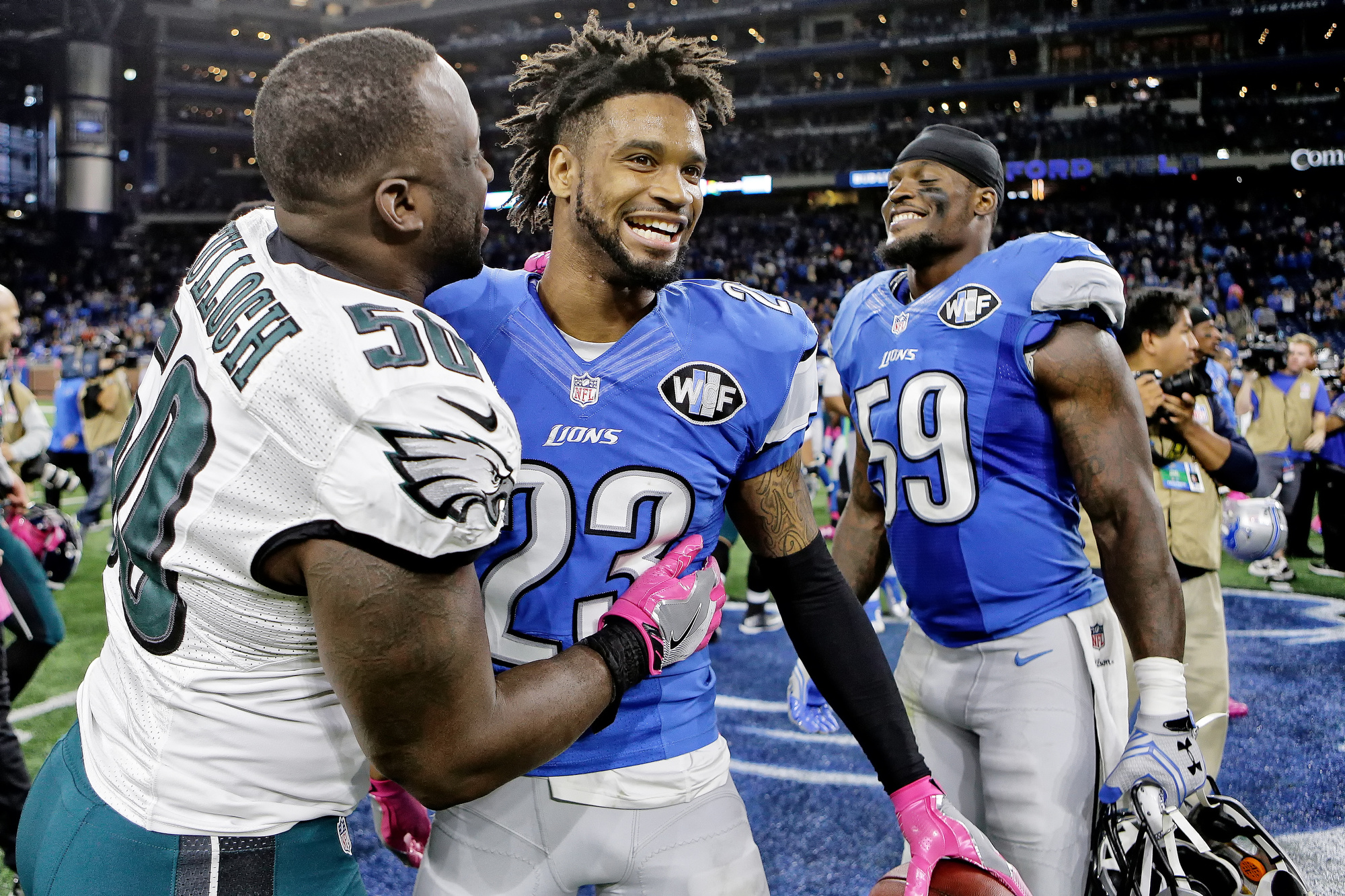 NFC East Notebook: Darius Slay accolades, Wentz opens up about