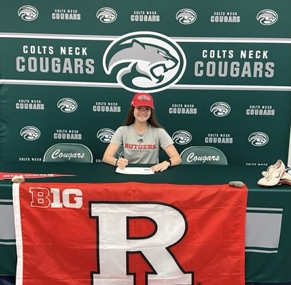 Ava Wilmot from Colts Neck Girls Cross Country signs with Rutgers University.